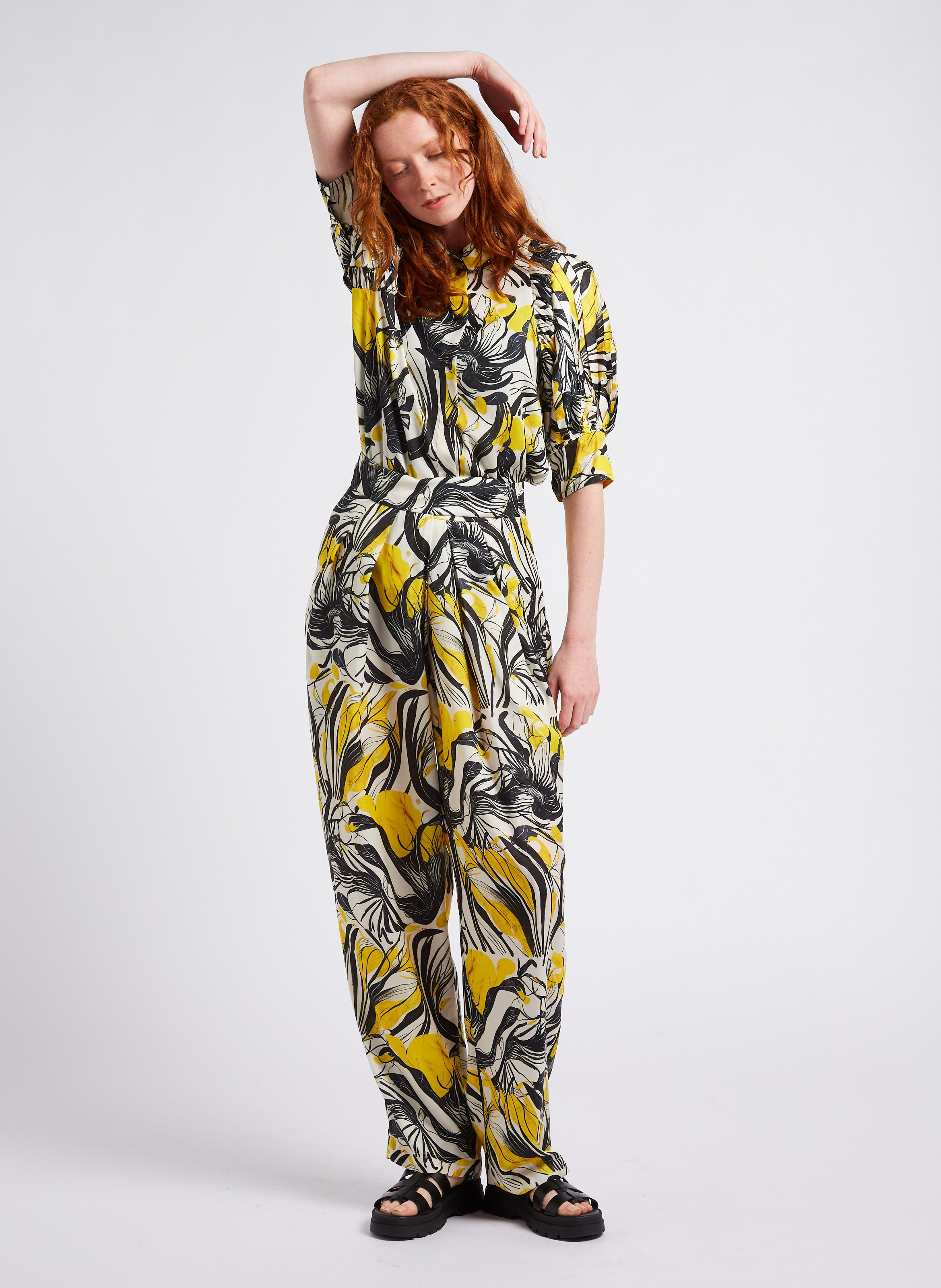 Fitted printed shirt HEIMSTONE Multicolored