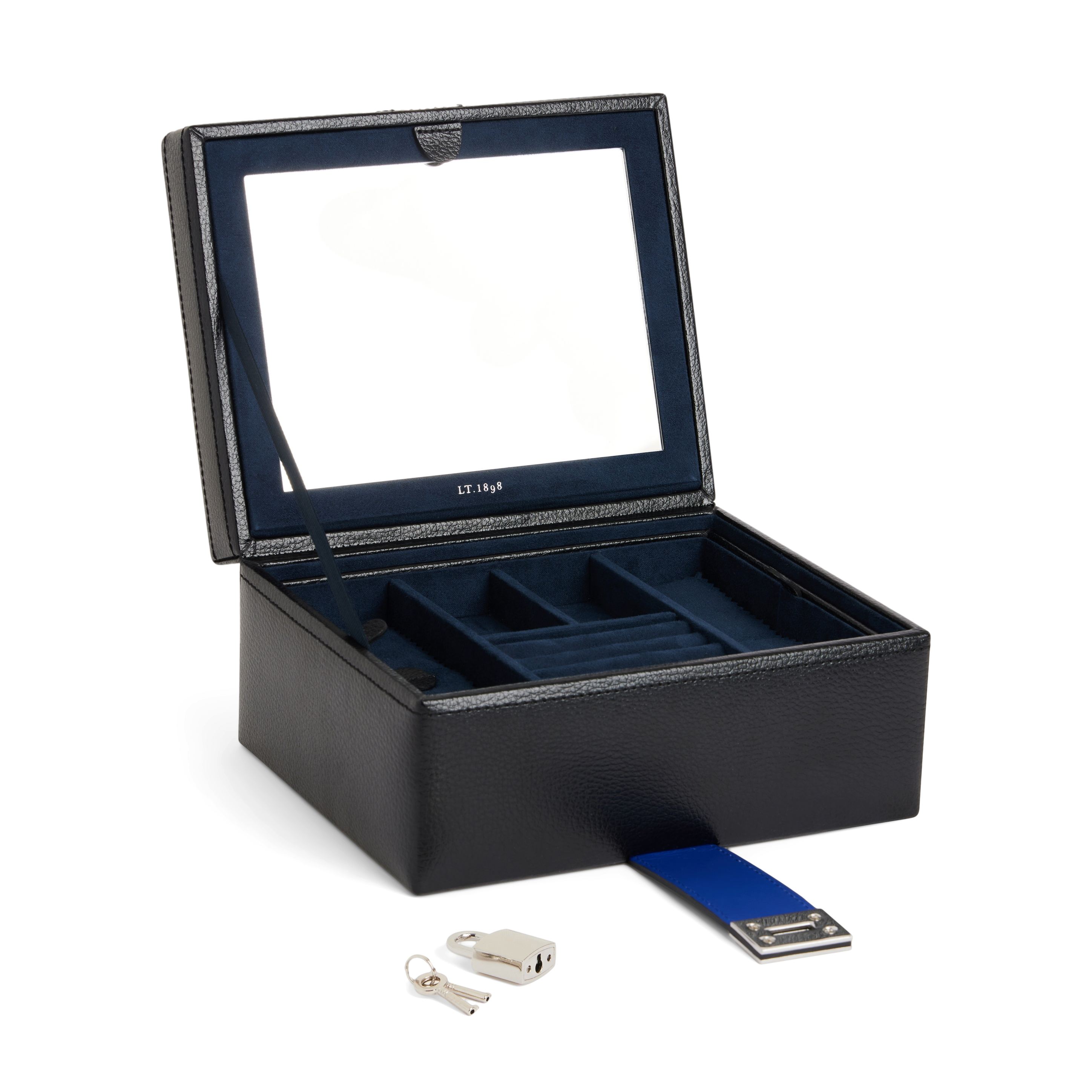 Boîte à bijoux en cuir LE TANNEUR Noir