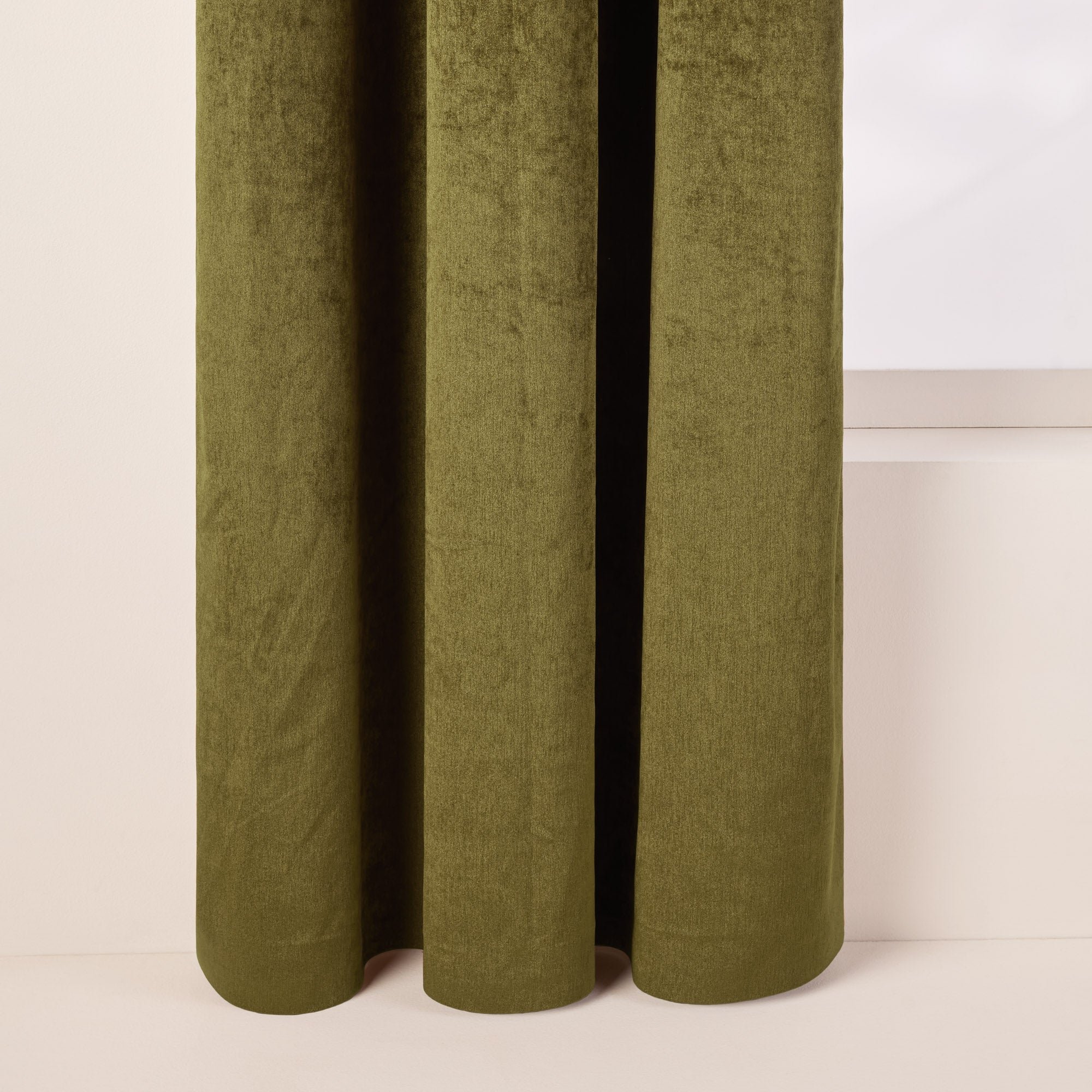 BAZYL - Curtain with eyelets MADURA Green