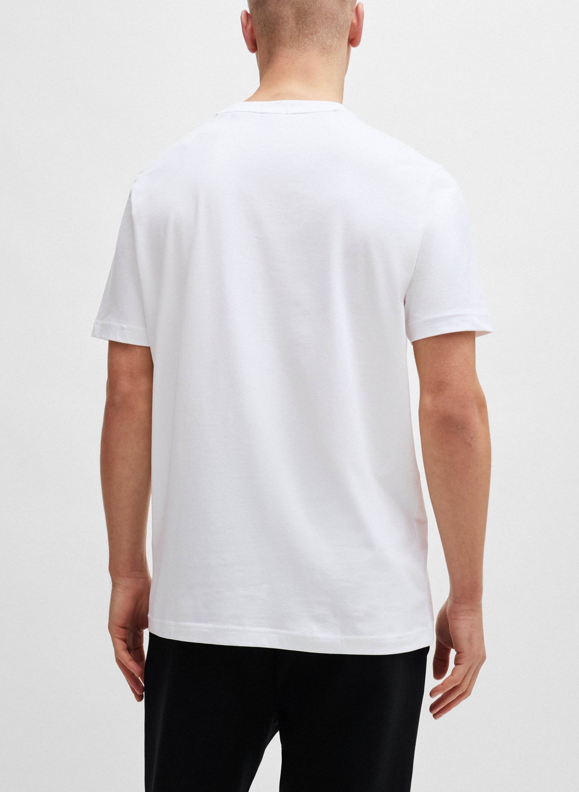 Basic cotton-mix T-shirt White