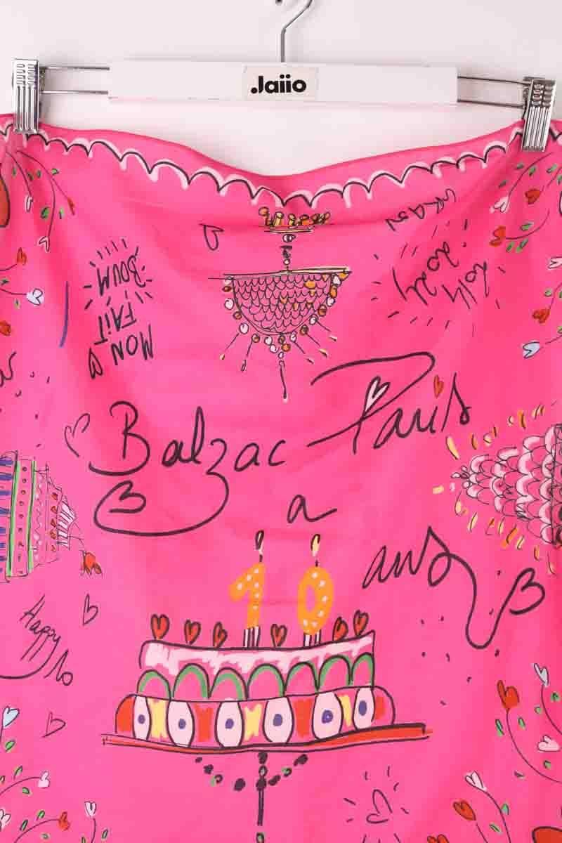 Cotton floaty scarf BALZAC PARIS - Seconde Main Pink