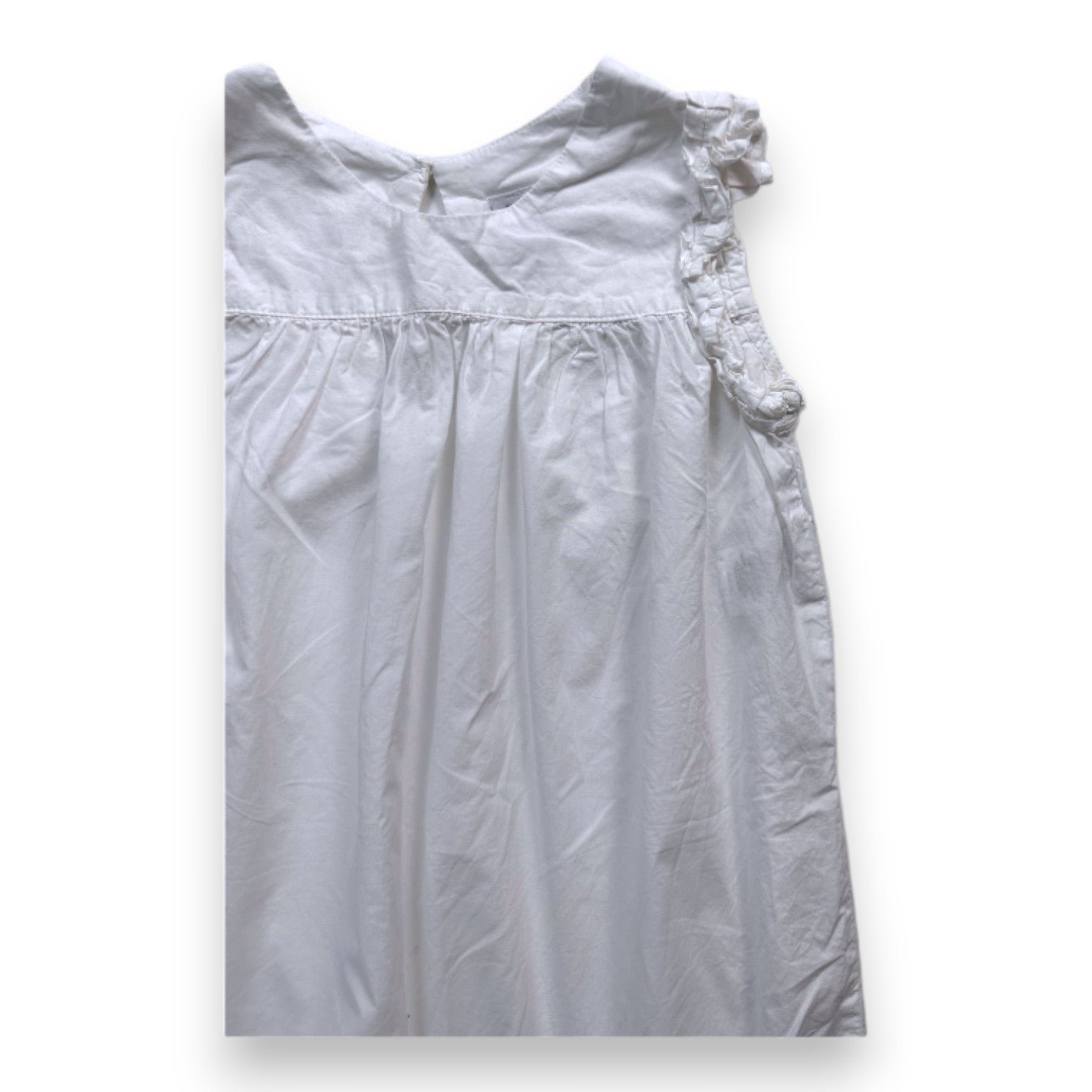 White Baby Romper - 24 months PETIT BATEAU - Seconde Main White