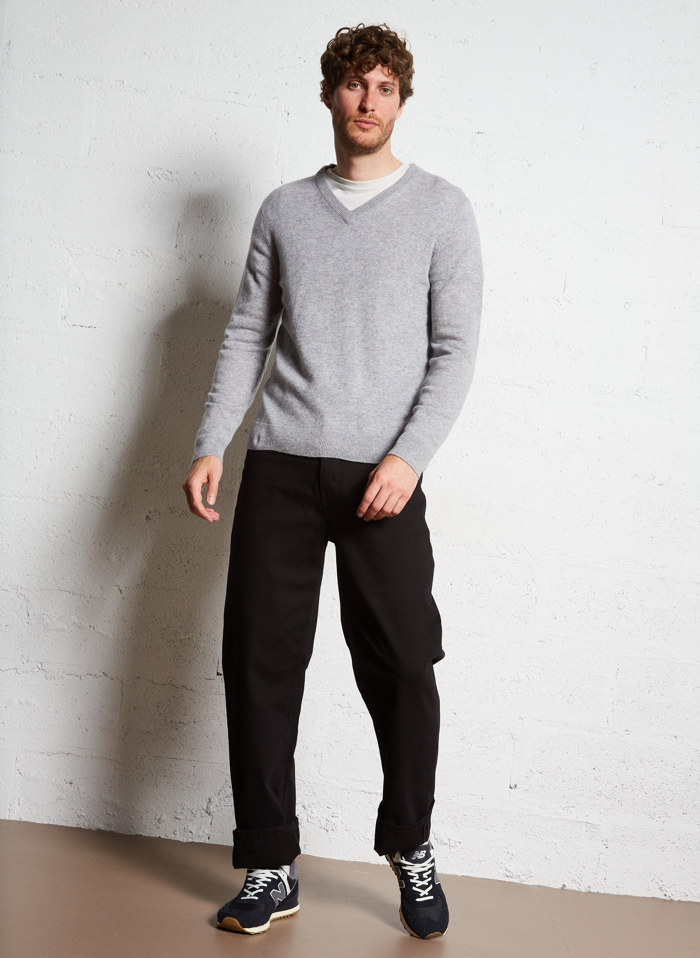 Cashmere sweater Grey