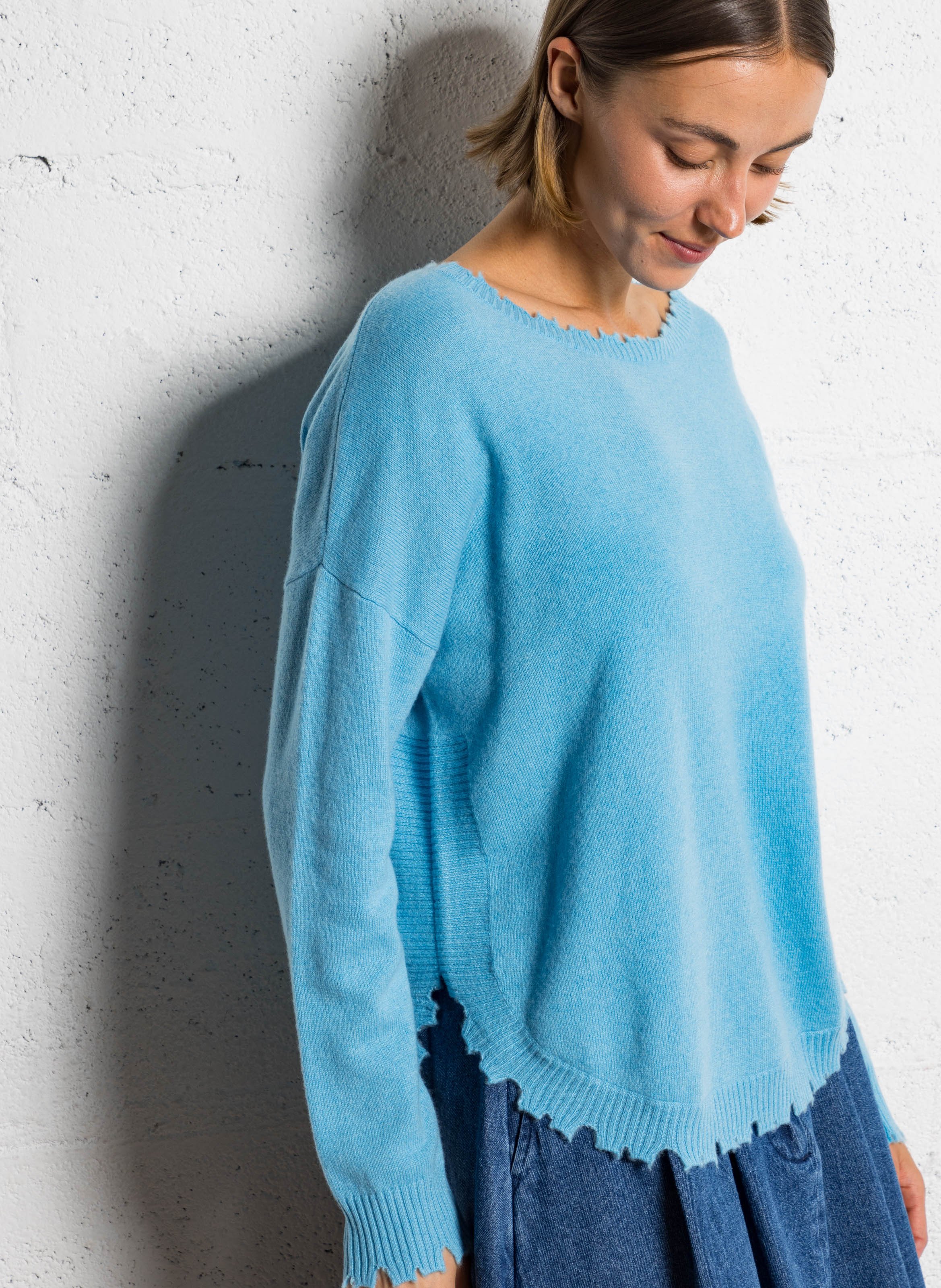Pull oversize en cachemire maillé KUJTEN