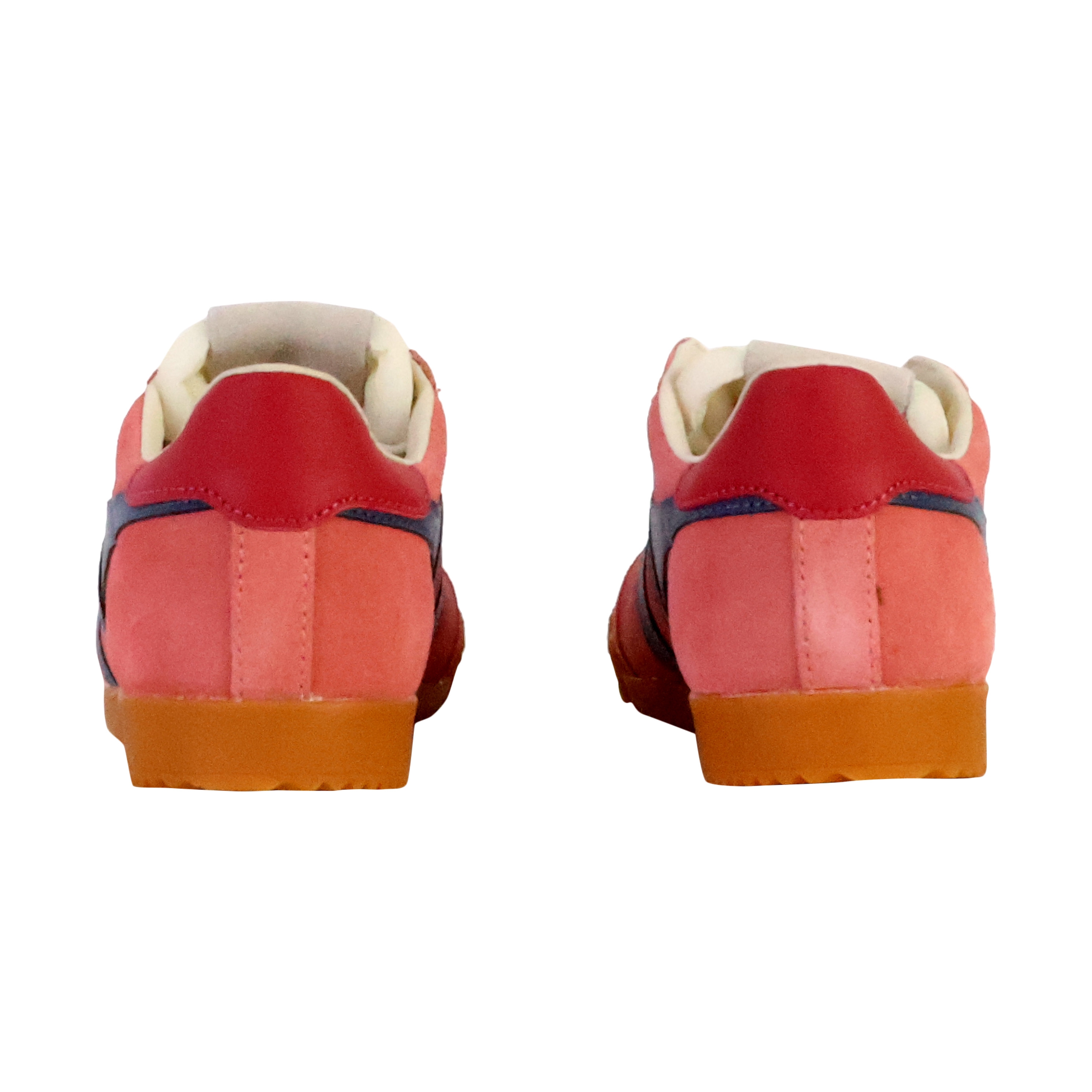 Low leather sneakers Elan GOLA Pink