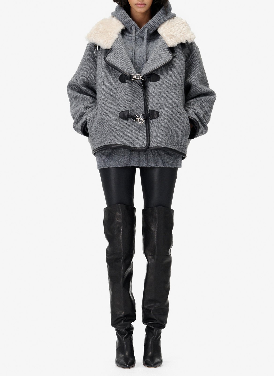 Manteau oversize IRO Gris