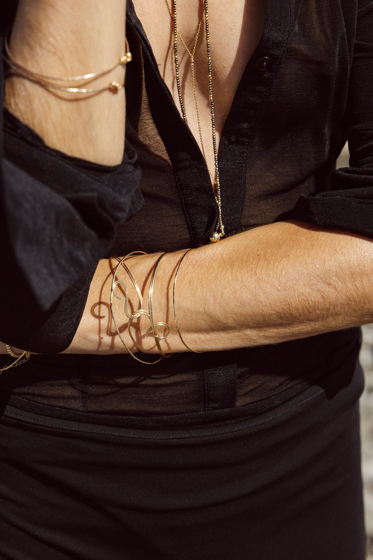 Mina bangle YAY Golden