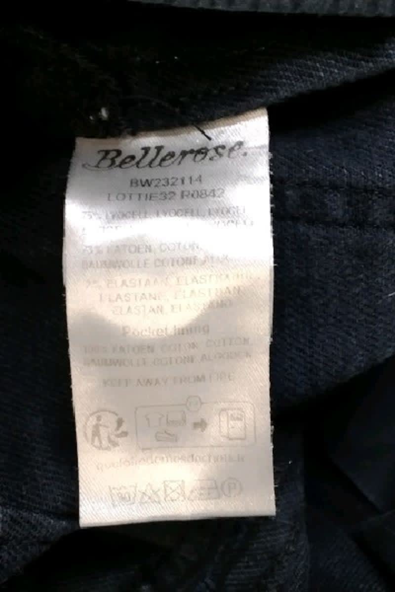 Straight cotton-blend pants BELLEROSE - Seconde Main Blue