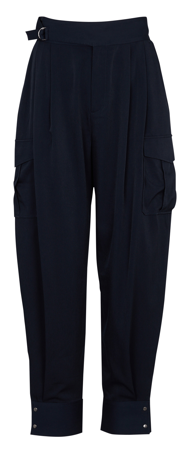 Pantalon large taille haute fluide IKKS Bleu