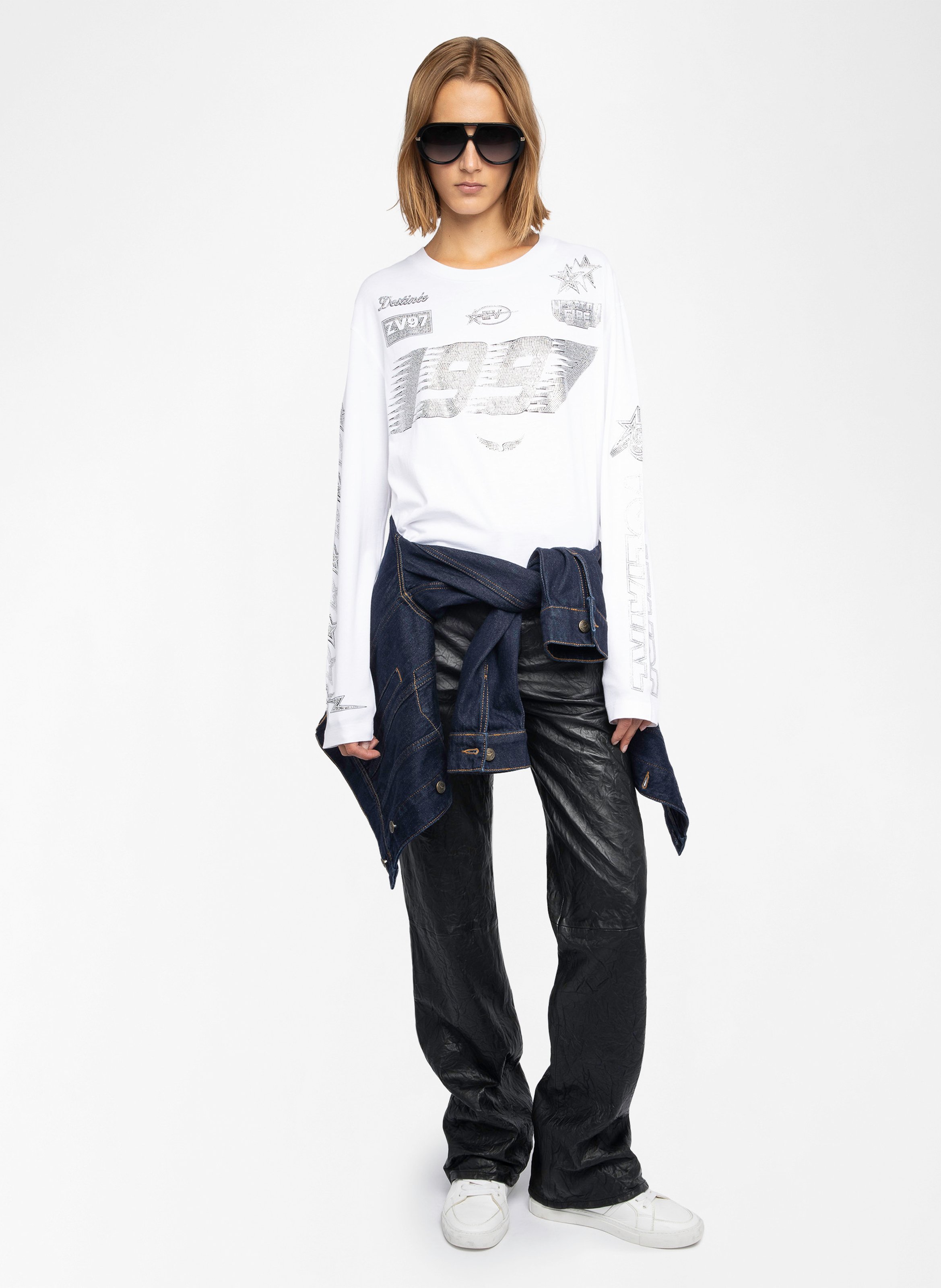 Camiliday round-neck sleeveless cotton top ZADIG&VOLTAIRE White