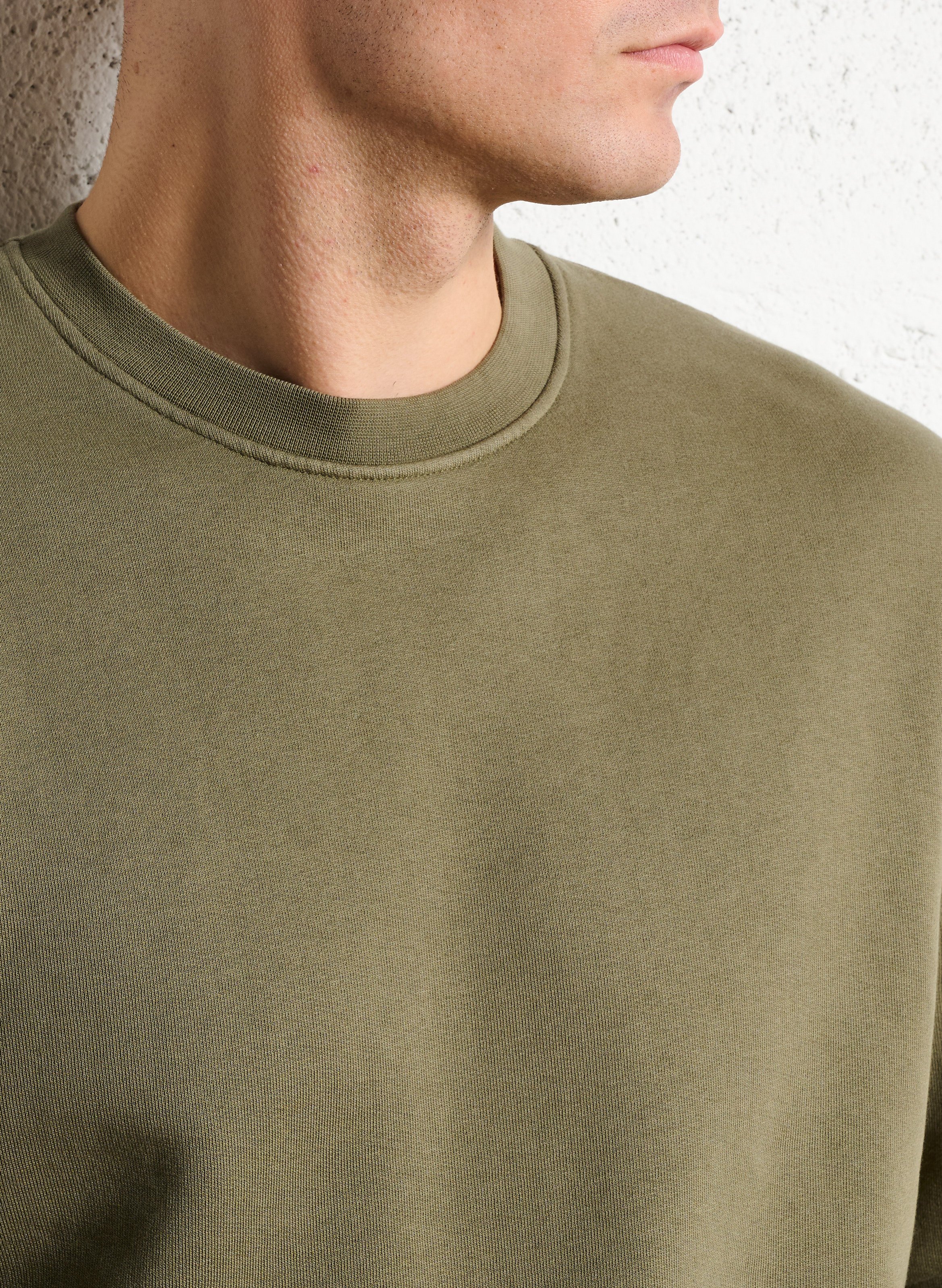 Rundhals-Sweatshirt aus Bio-Baumwolle, Regular Fit COLORFUL STANDARD Grun