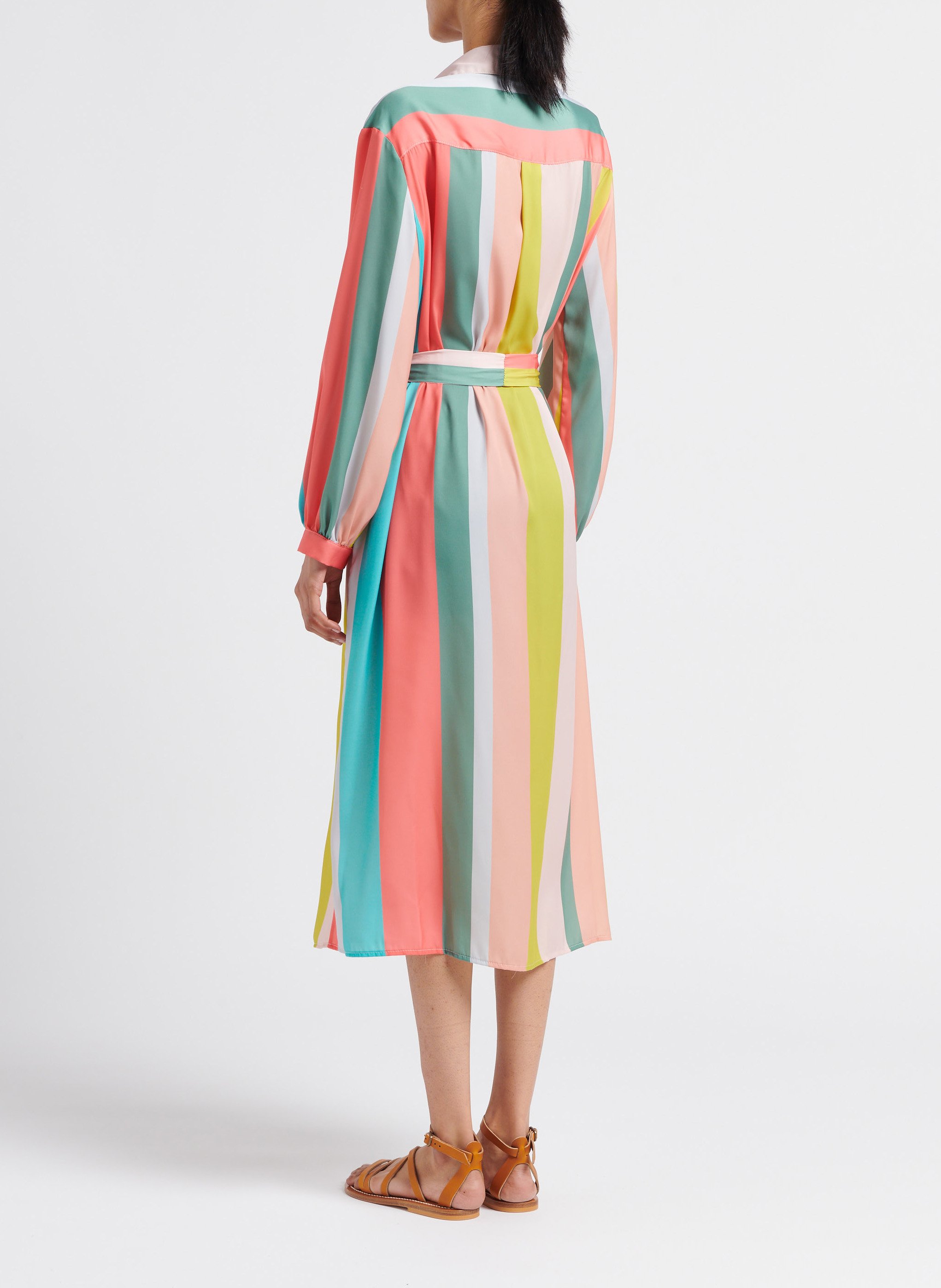 Robe chemise col classique IMPERIAL Beige