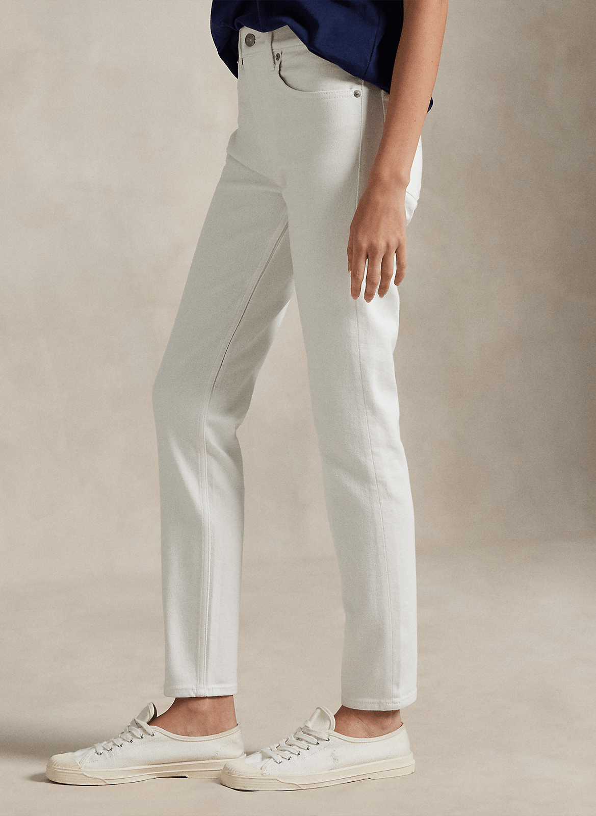 Skinny Jeans aus Baumwoll-Mix POLO RALPH LAUREN Blau