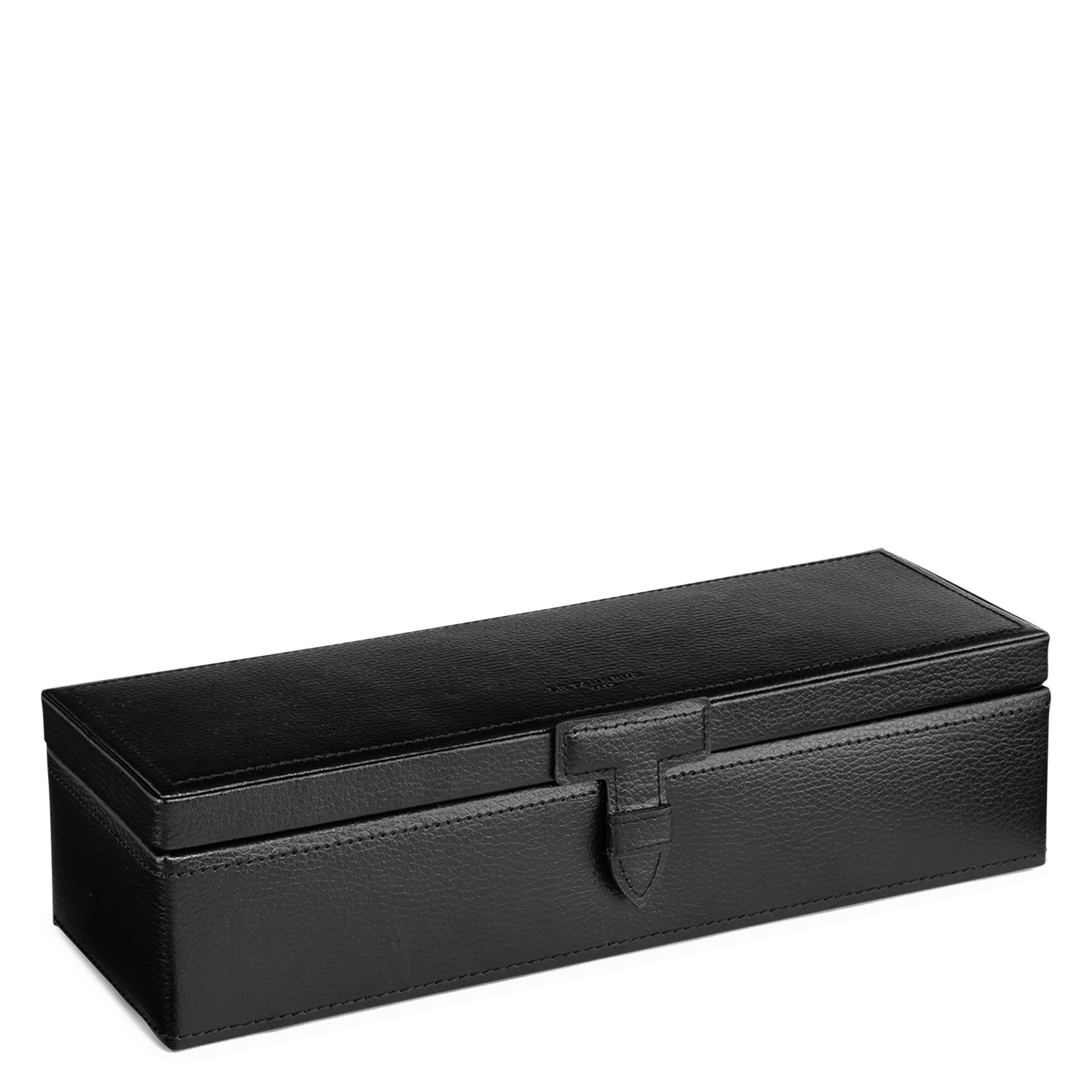 Kästchen für fünf Armbanduhren Schwarz