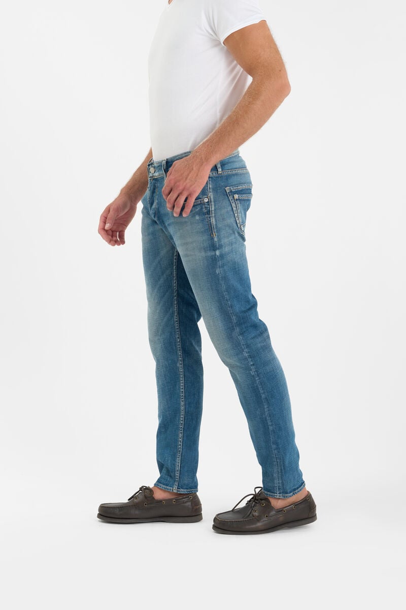 Slim stretch jeans, length 34 LE TEMPS DES CERISES Blue