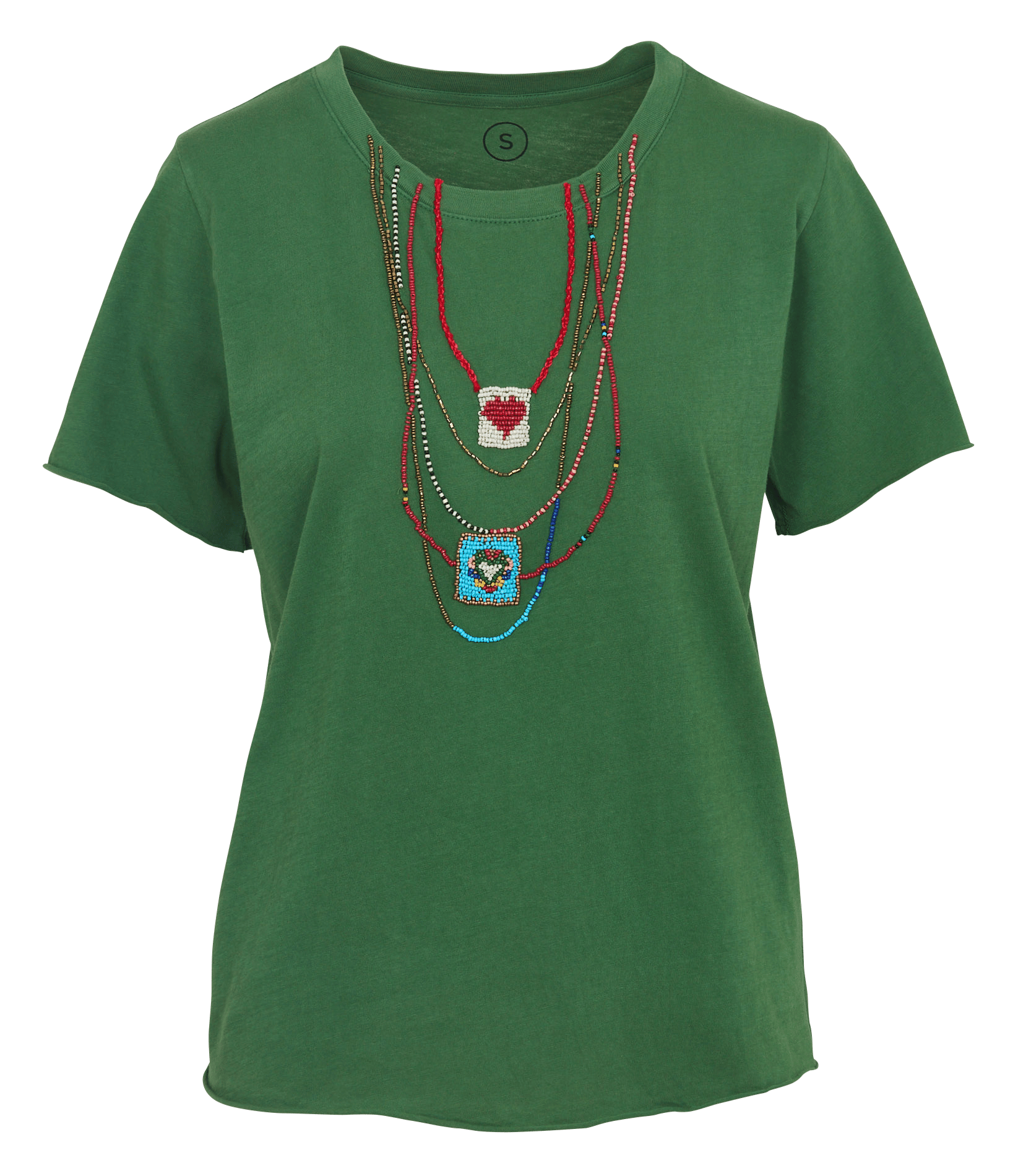 Rundhals-T-Shirt aus Bio-Baumwolle LEON & HARPER