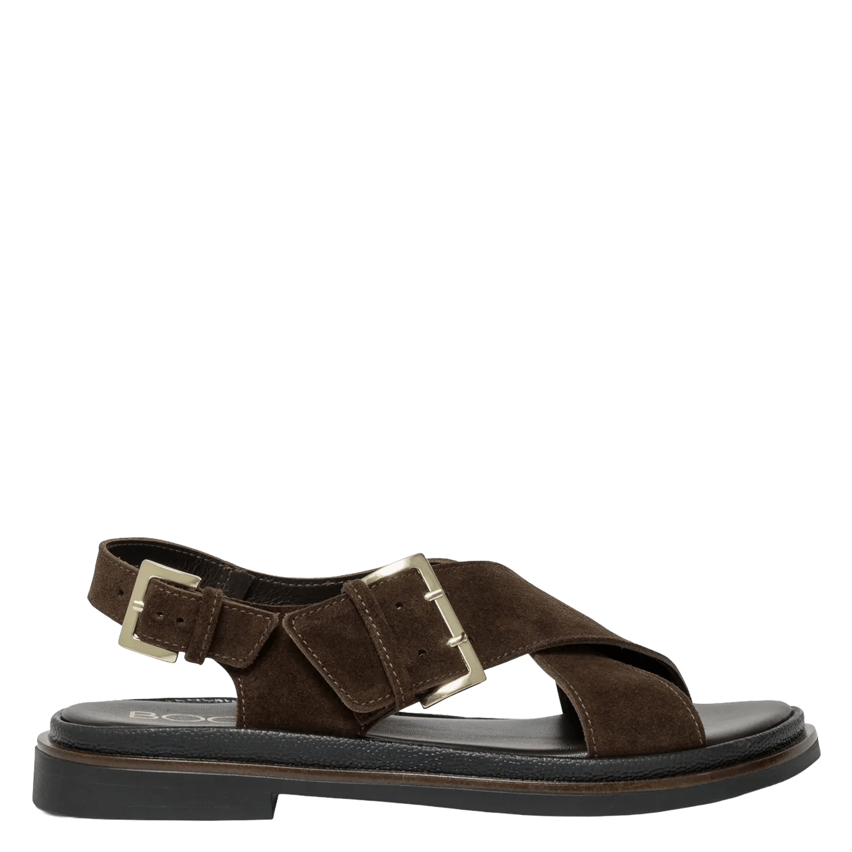 Leren sandalen BOCAGE Bruin