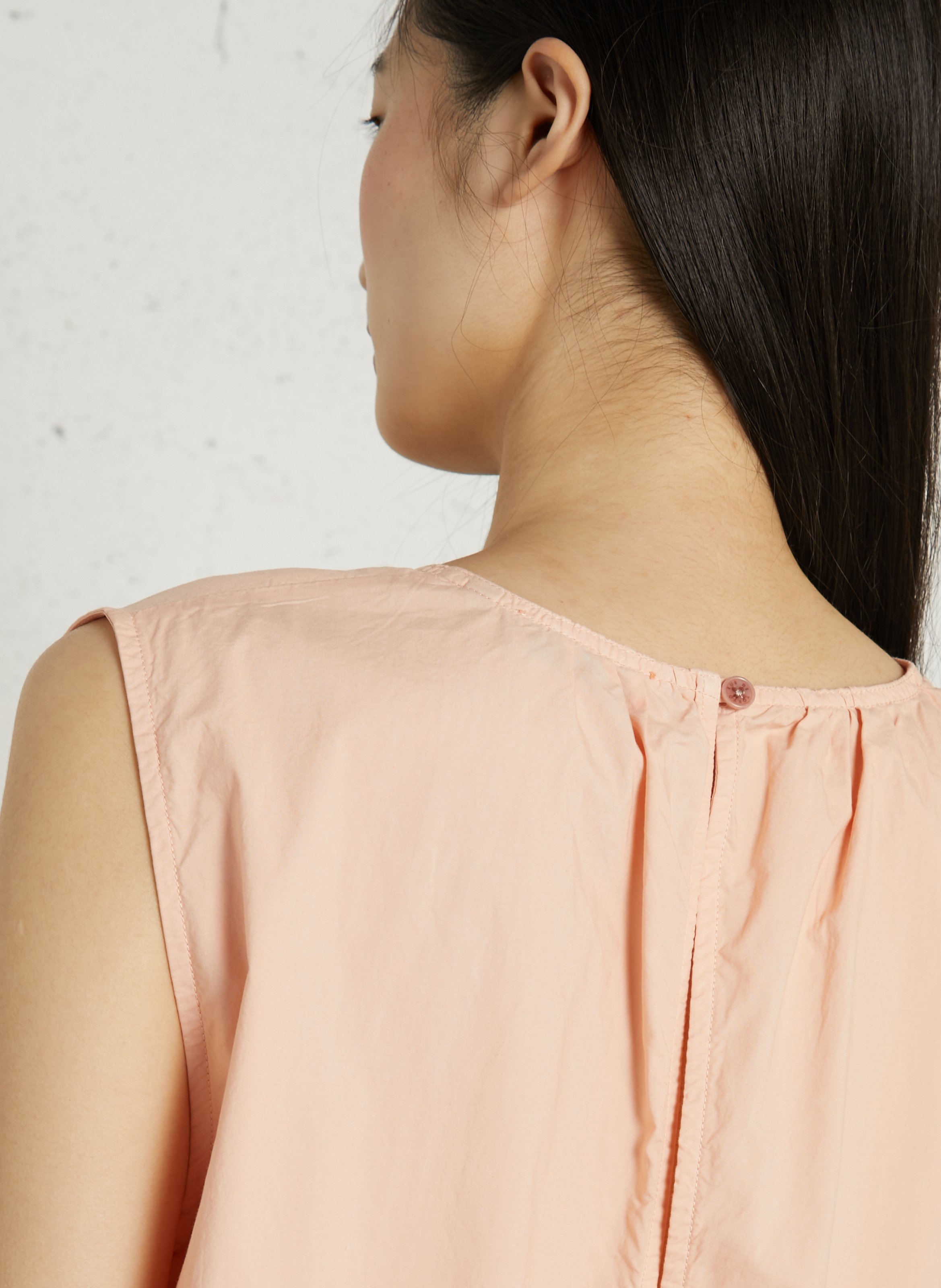 Midi-Ärmelloses Kleid in weiter Passform RUE DE TOKYO Rosa