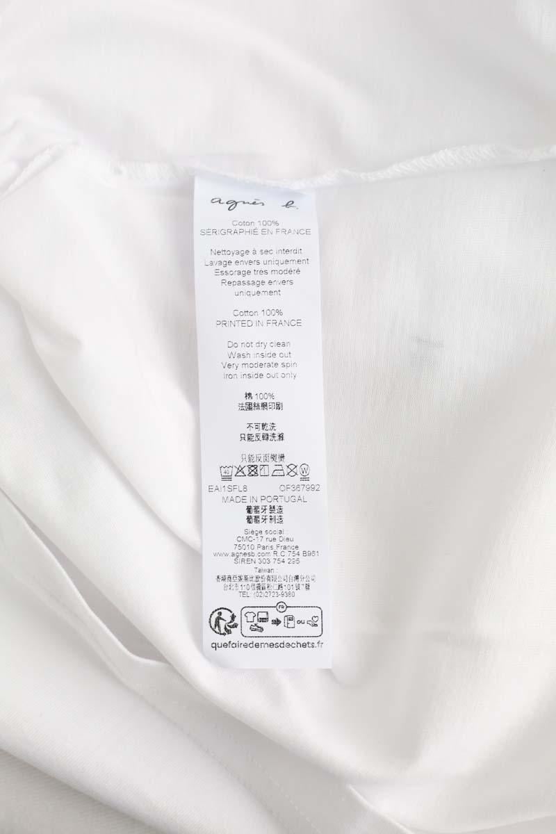 T-shirt AGNES B. - Seconde Main White