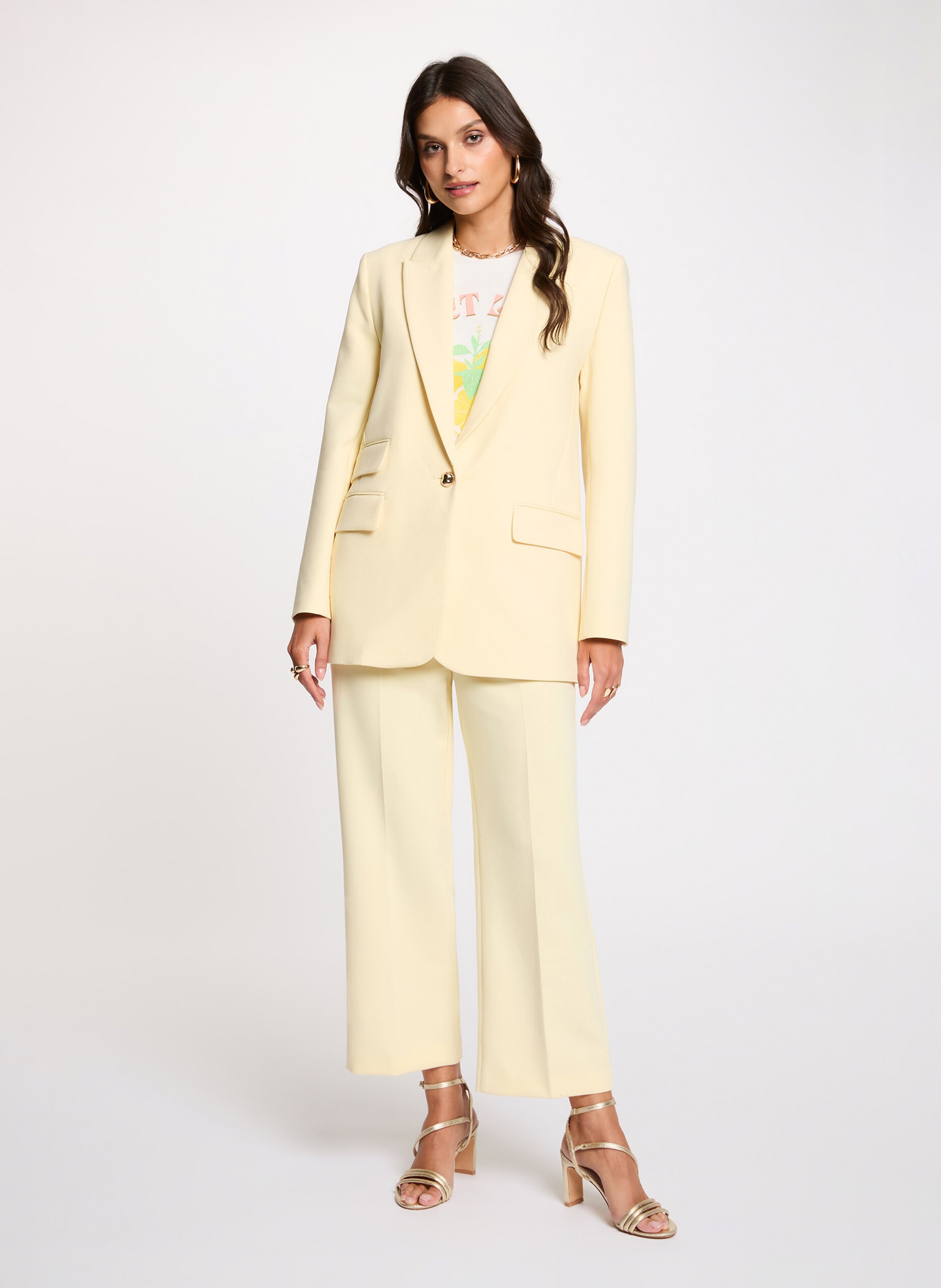 Veste de tailleur MORGAN Jaune