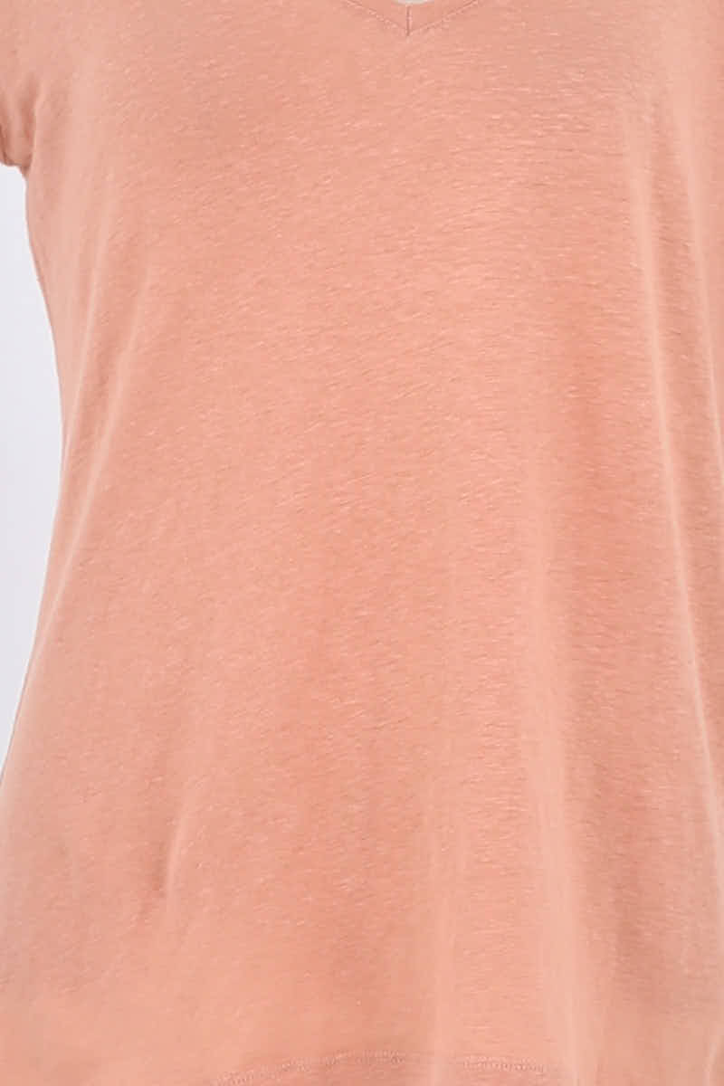 T-shirt MAJESTIC FILATURES - SECONDE MAIN Rose