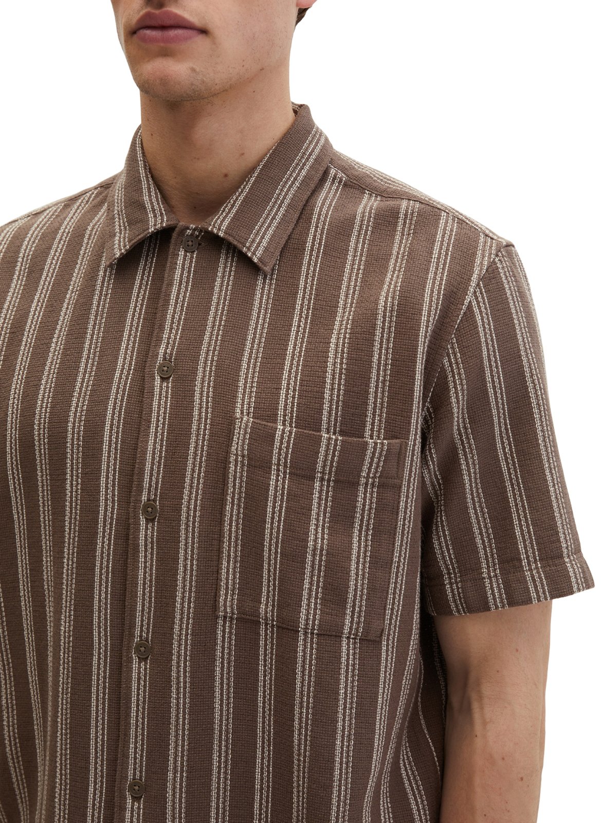 Striped shirt with classic collar MARC O'POLO Multicolored