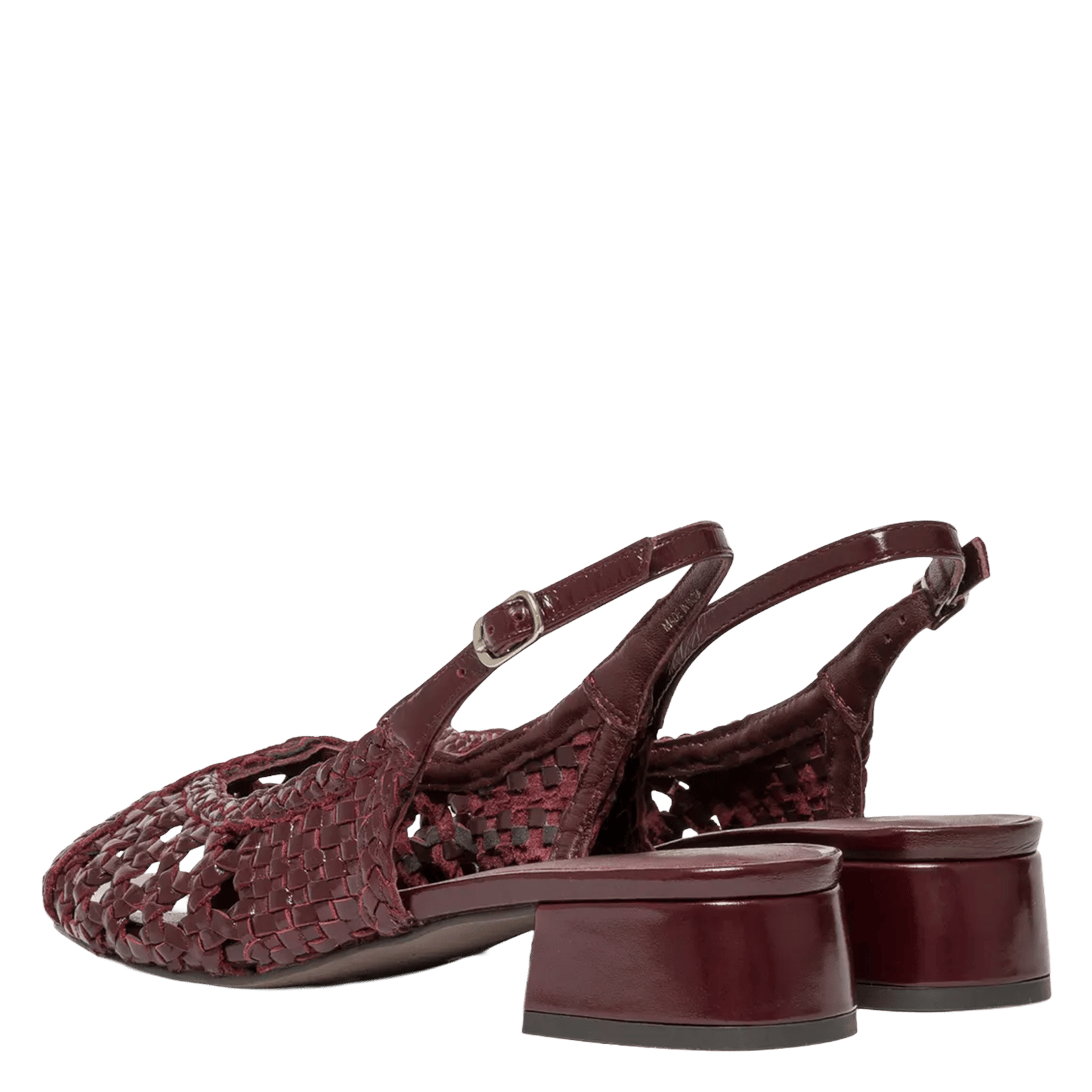 Sandales plates en cuir BOCAGE Violet