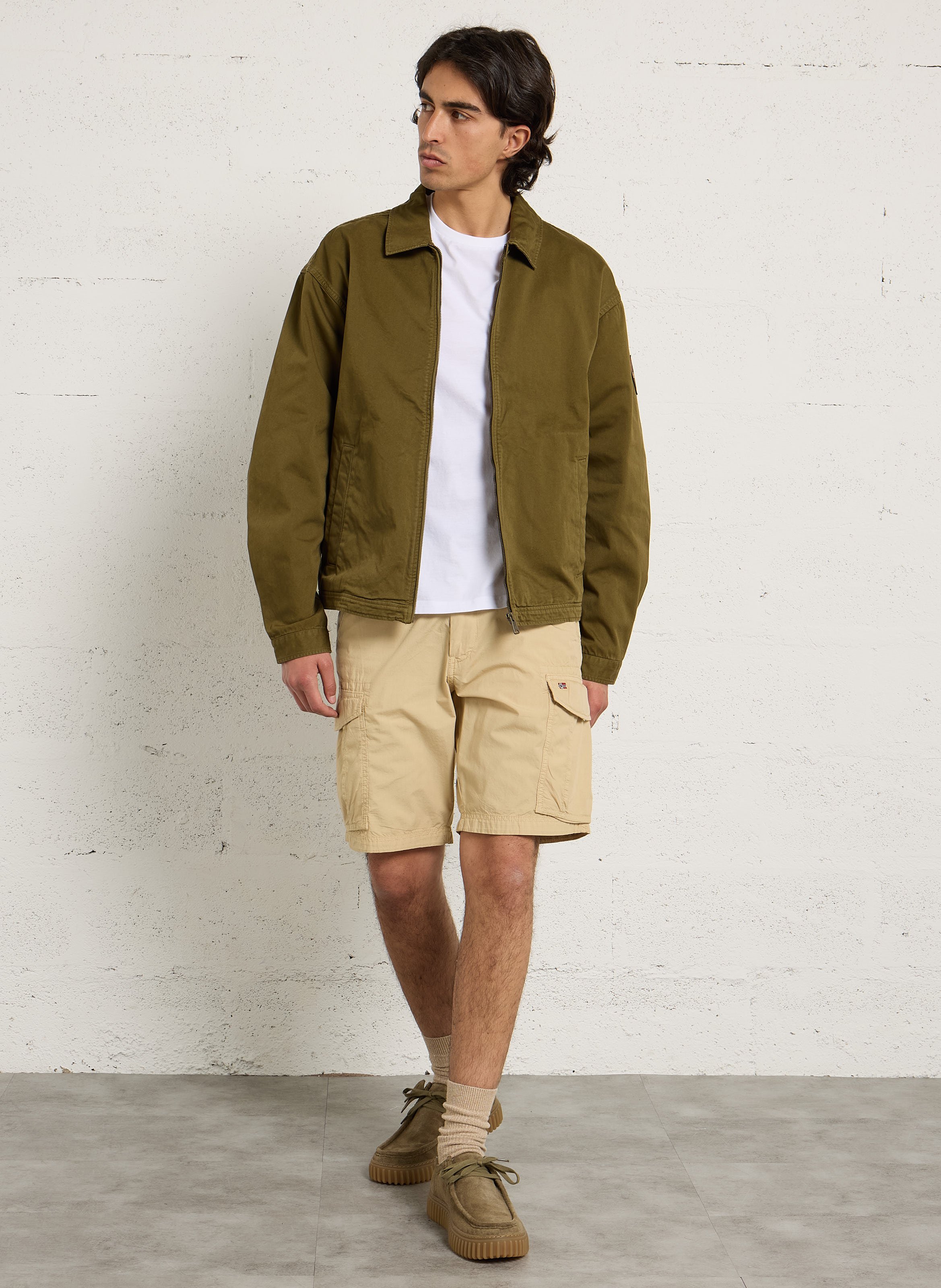 Derbies en cuir CLARKS Vert