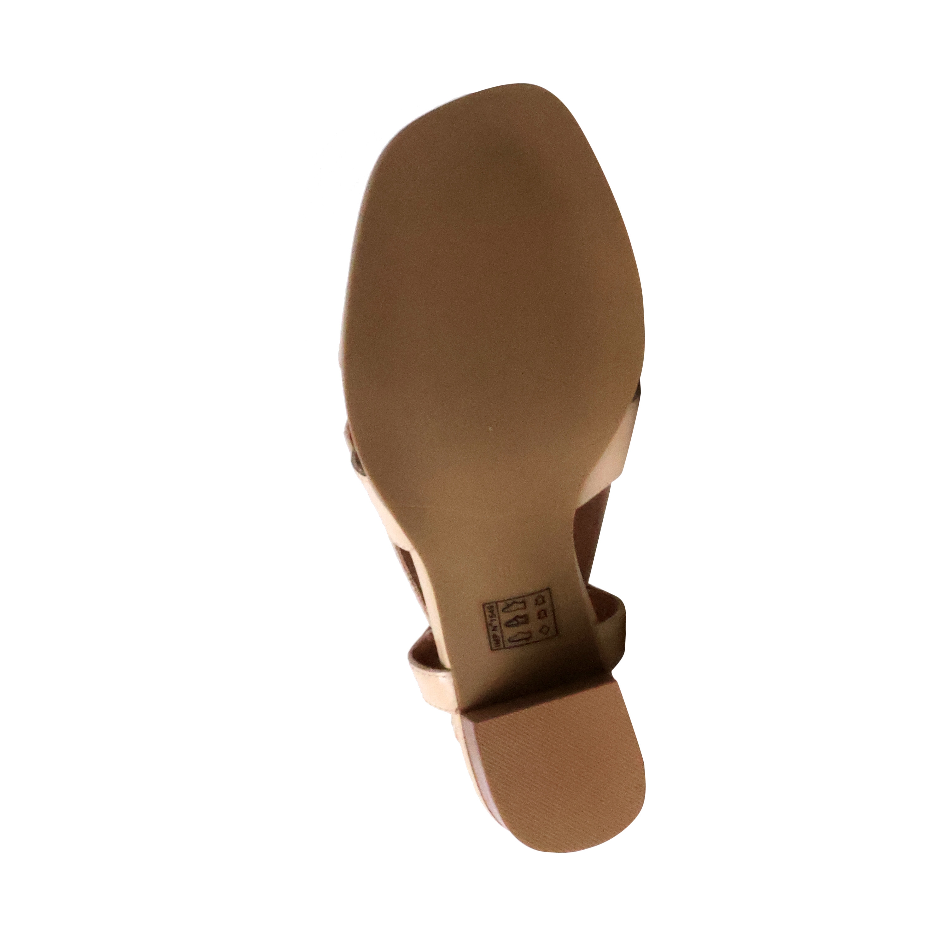 Sandales à talon cuir  hawa EMILIE KARSTON Beige