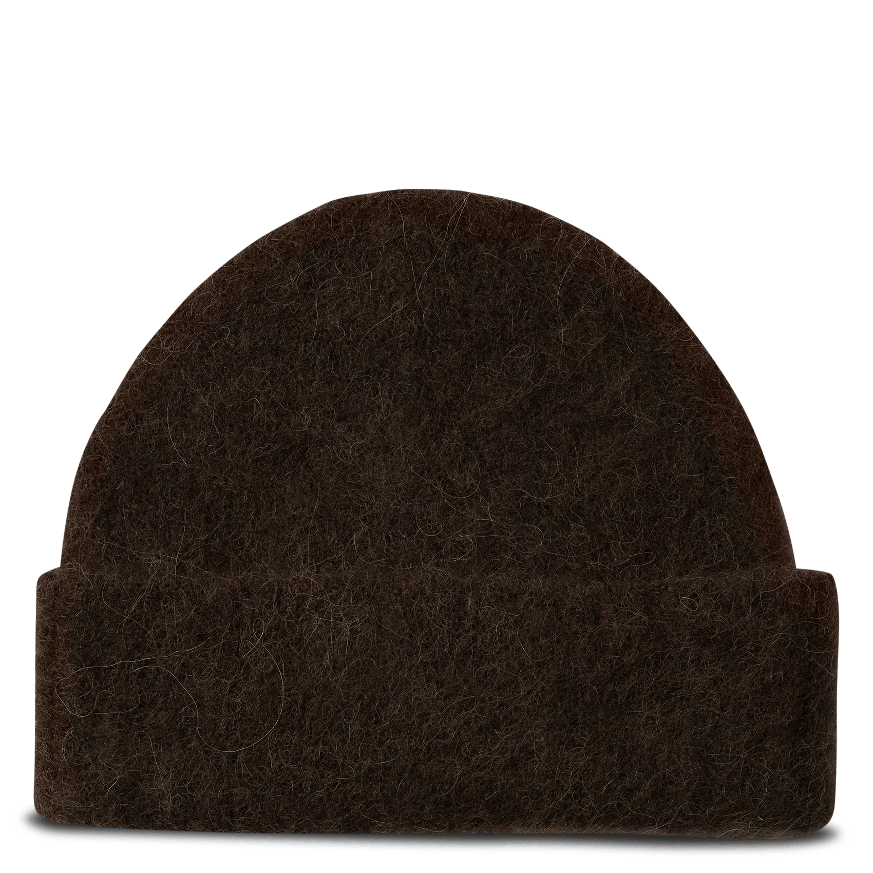 Wool-blend beanie SELECTED Brown