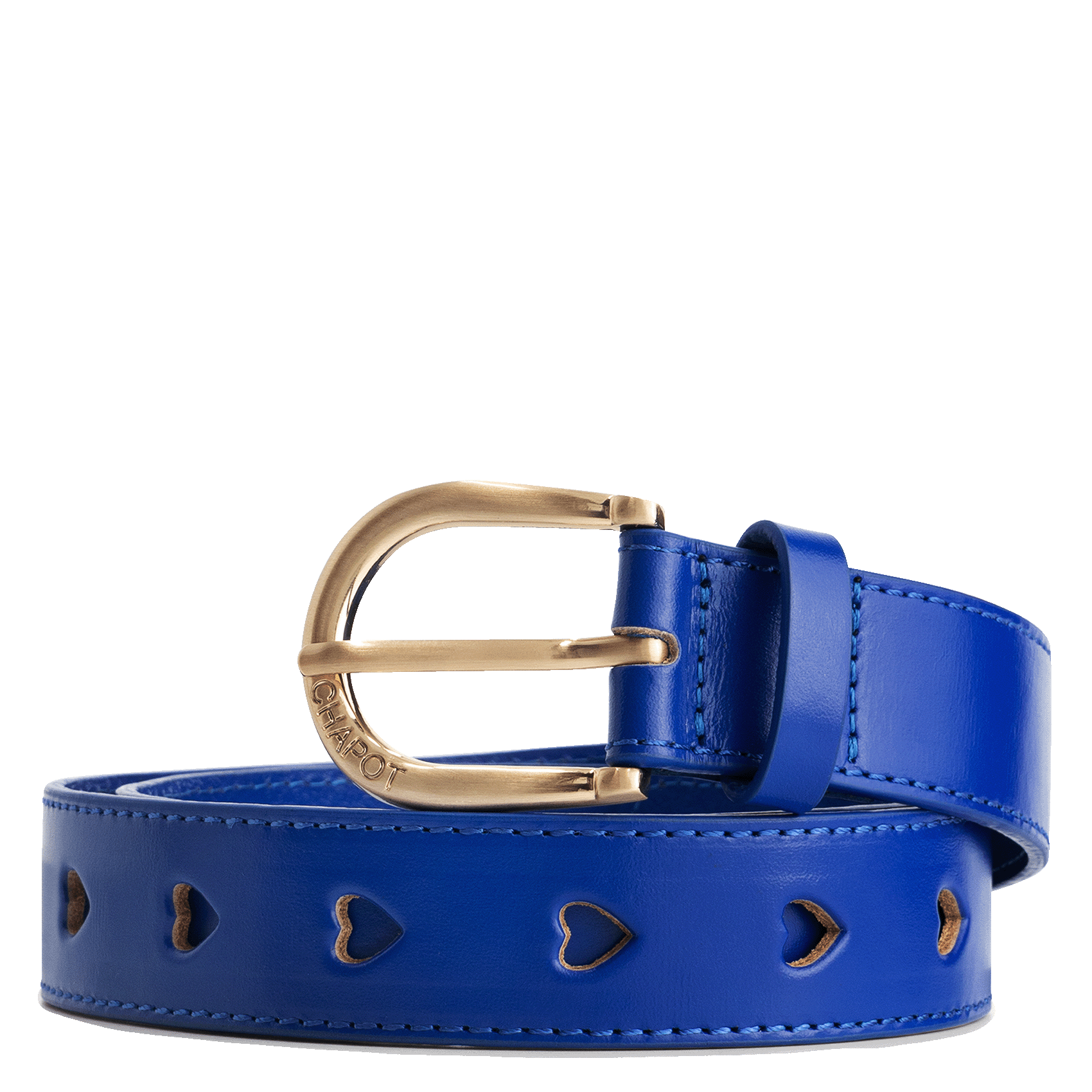 Ceinture en cuir FABIENNE CHAPOT Bleu