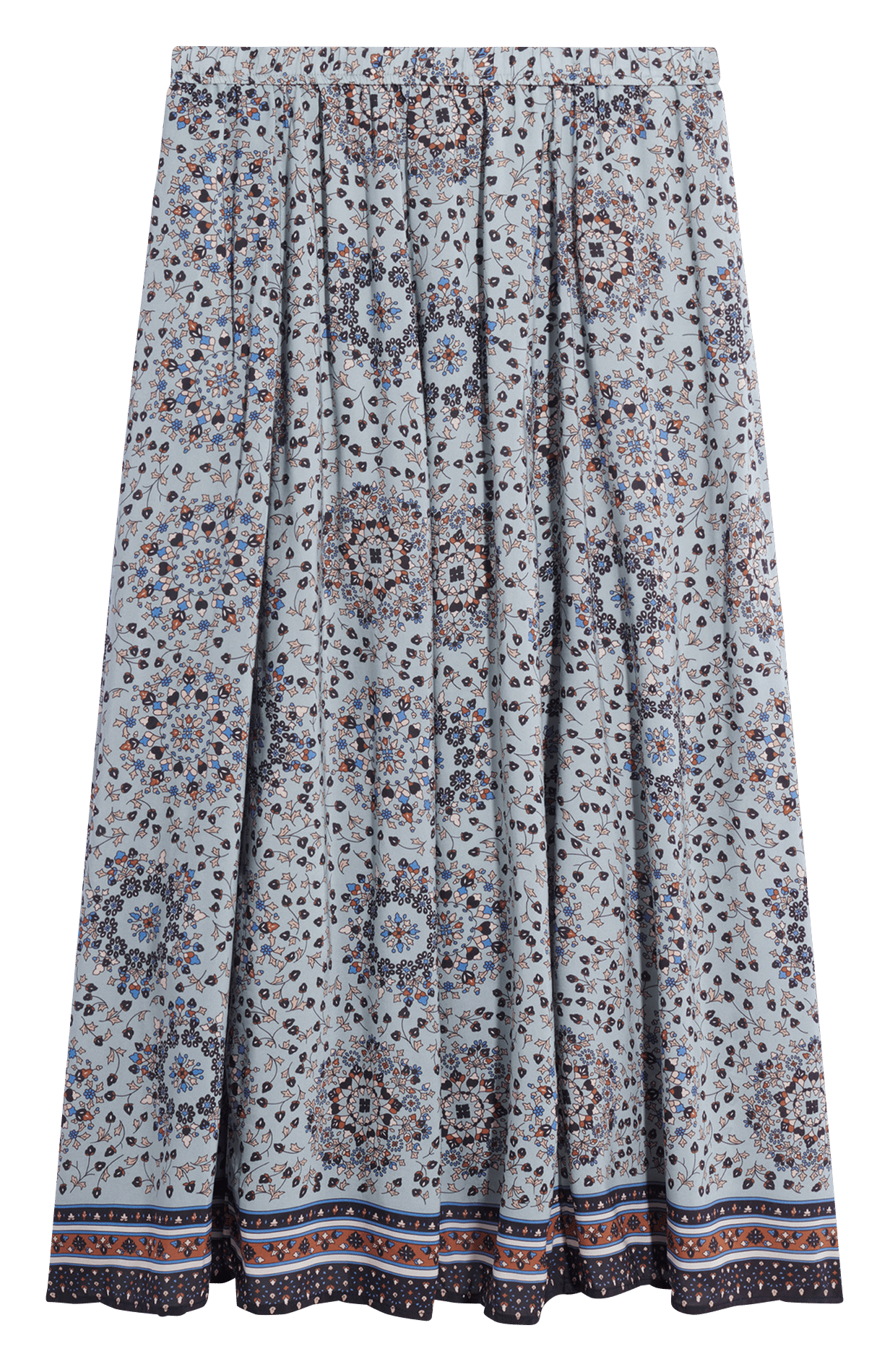 Midirock mit Print GERARD DAREL Blau