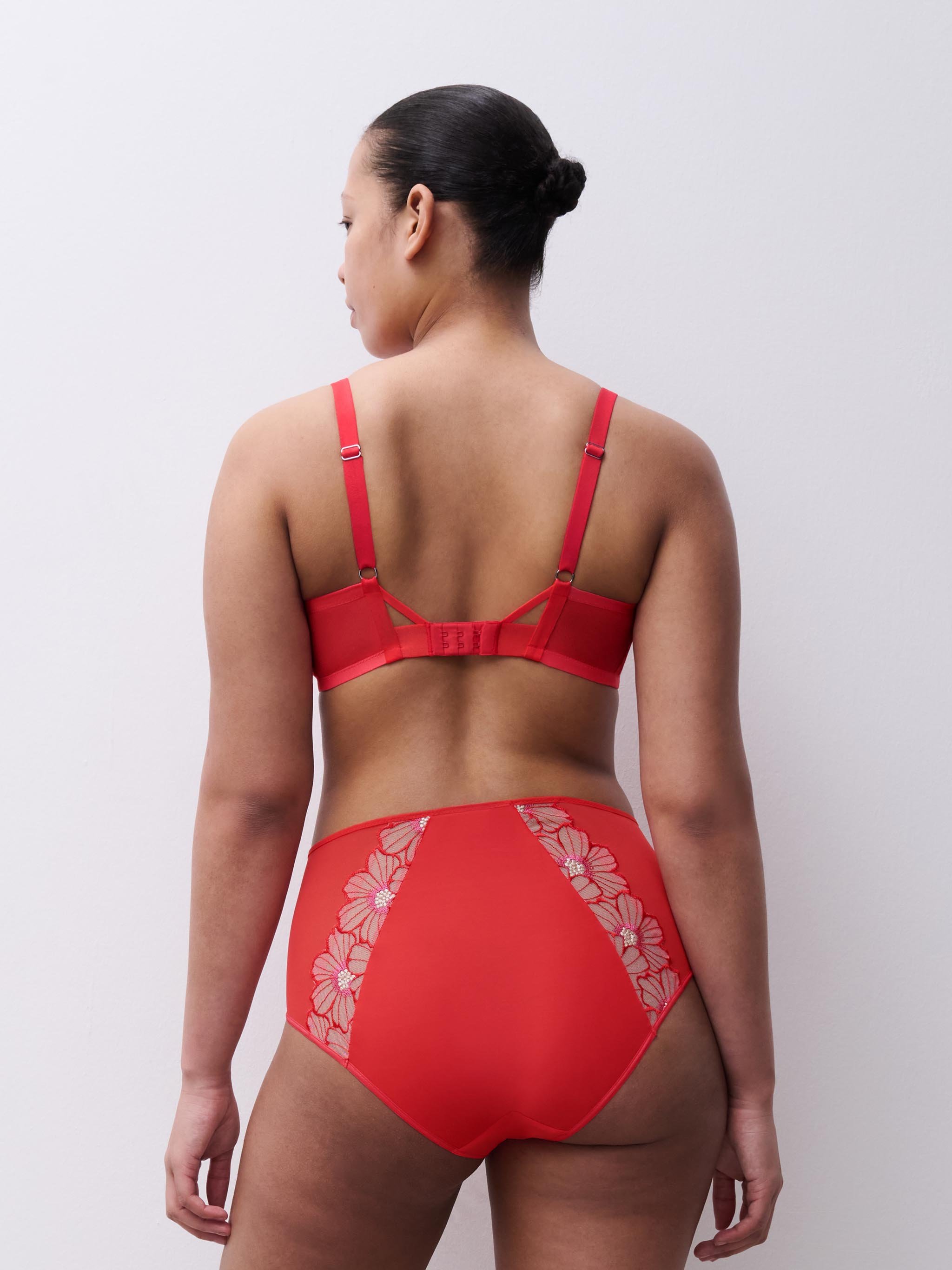 Full-cup bra CHANTELLE PULP Red