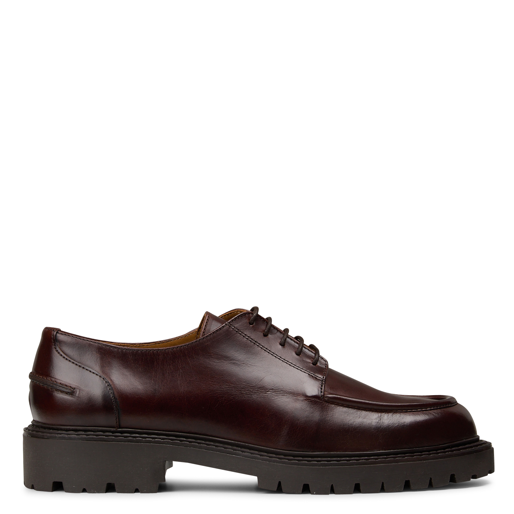 Plateauschoenen van leer BOBBIES Bruin