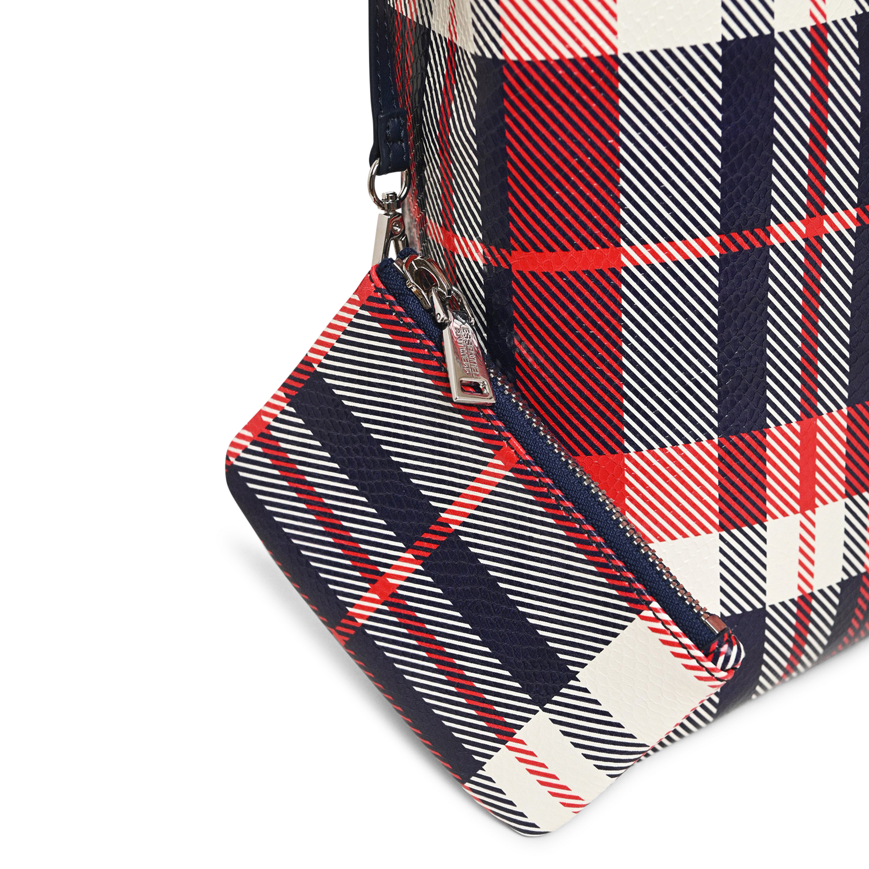 Sac cabas à carreaux ESSENTIEL ANTWERP Rouge