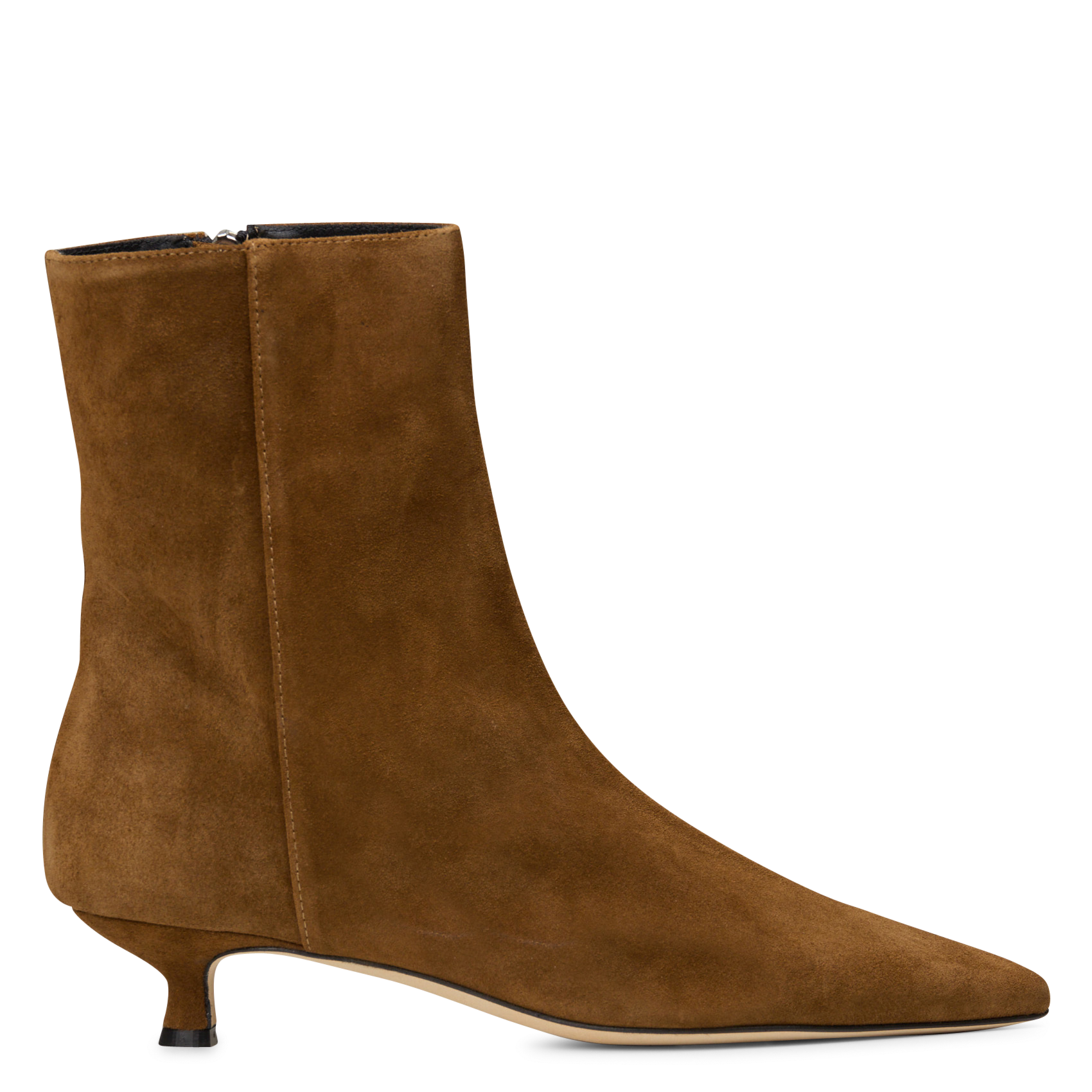 Bottines en cuir suédé ODARE Marron