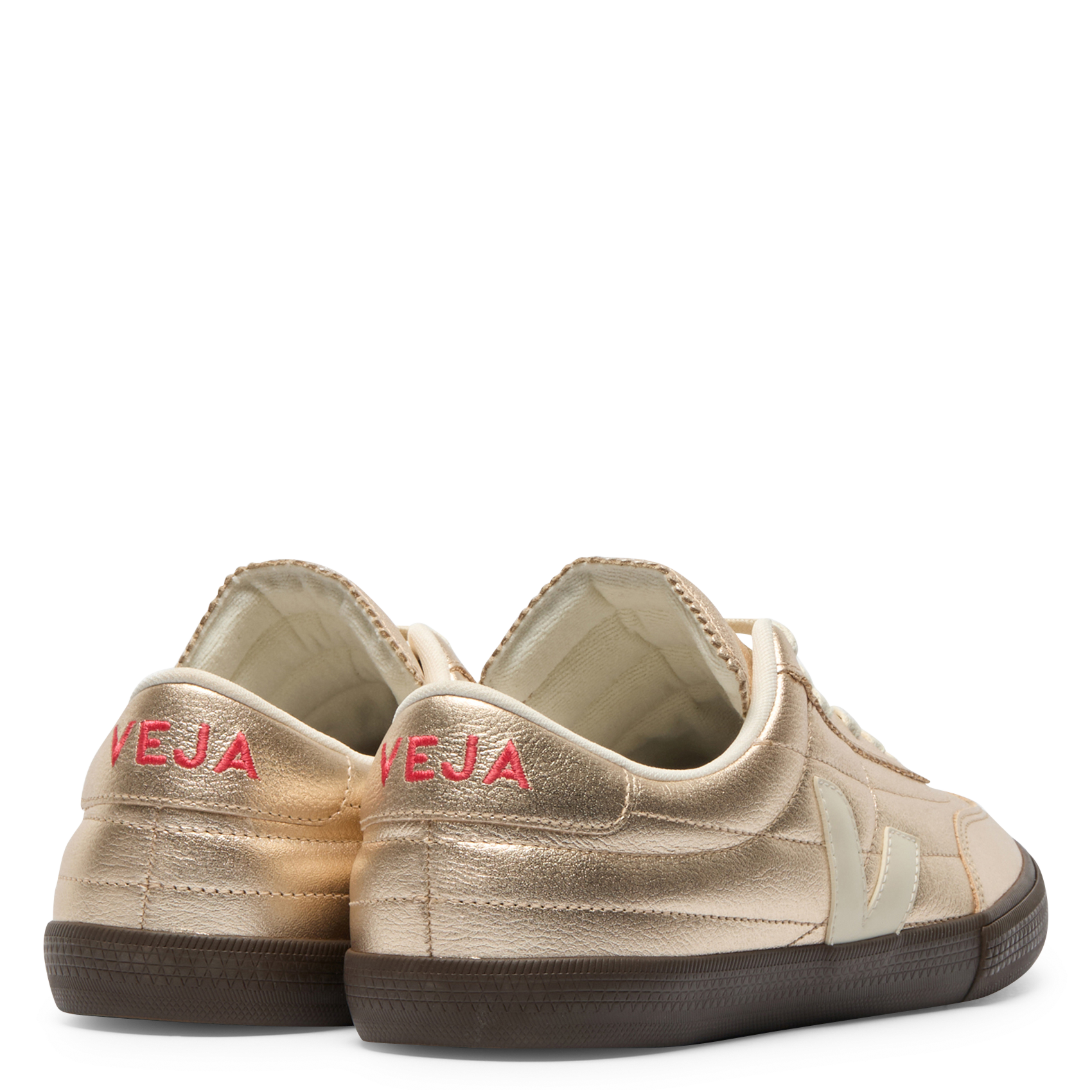 Leather low-top sneakers VEJA Golden