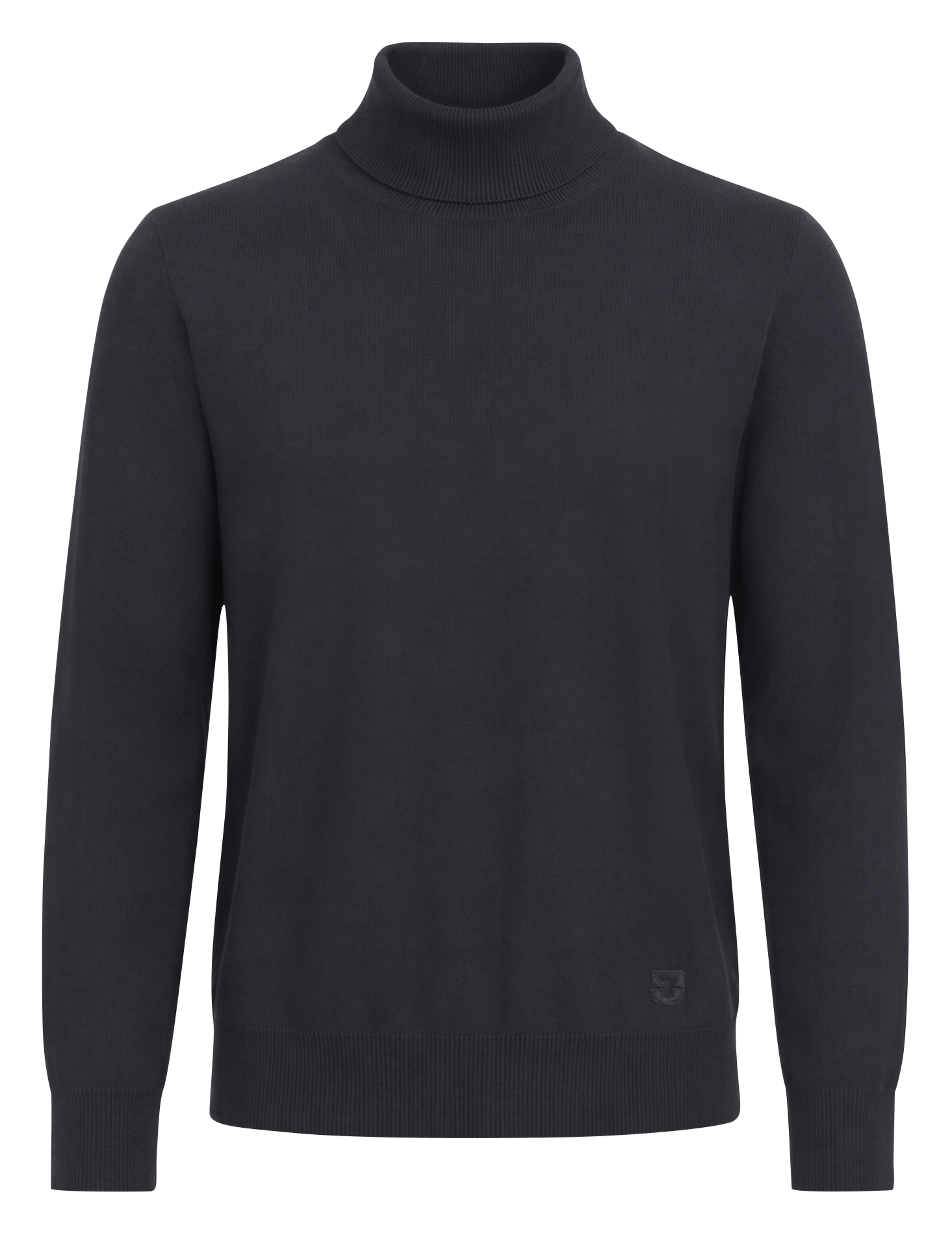 Straight wool polo neck jumper GERARD DAREL Black