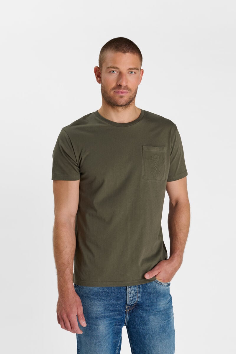 Tee-shirt virink LE TEMPS DES CERISES Kaki