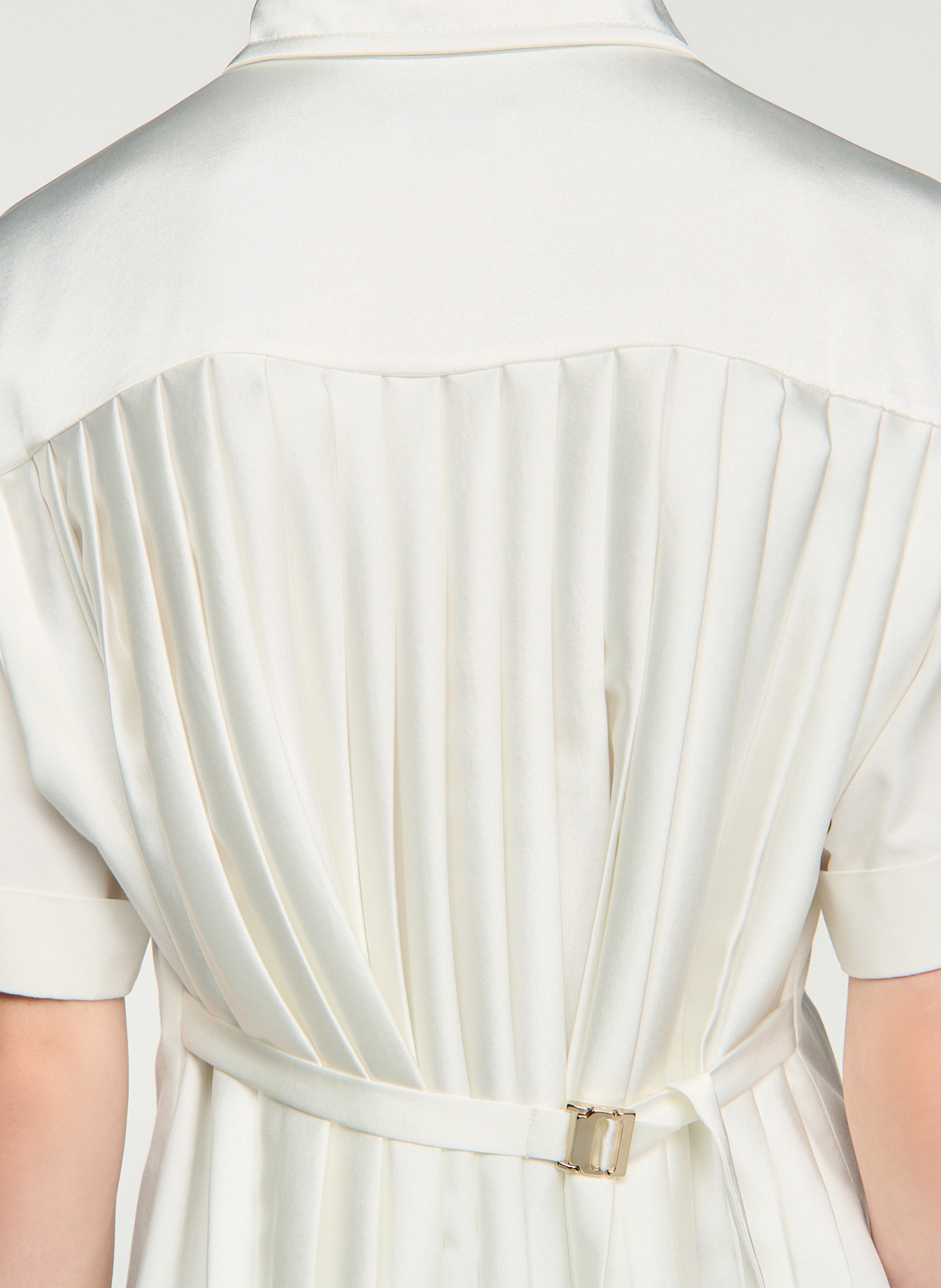 Loose-fit shirt with classic collar SANDRO Beige