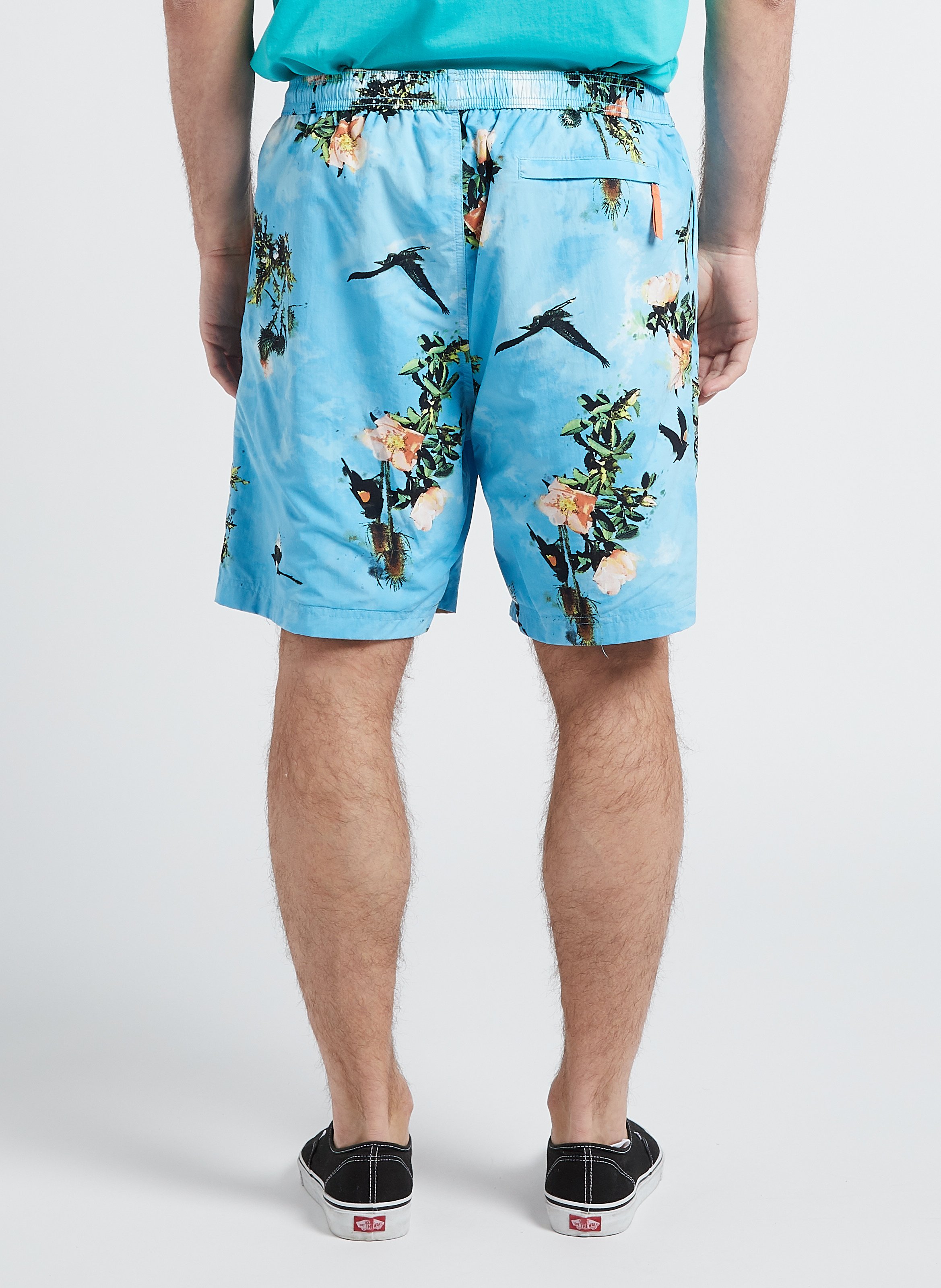 Reversible printed Bermuda shorts COLUMBIA Beige