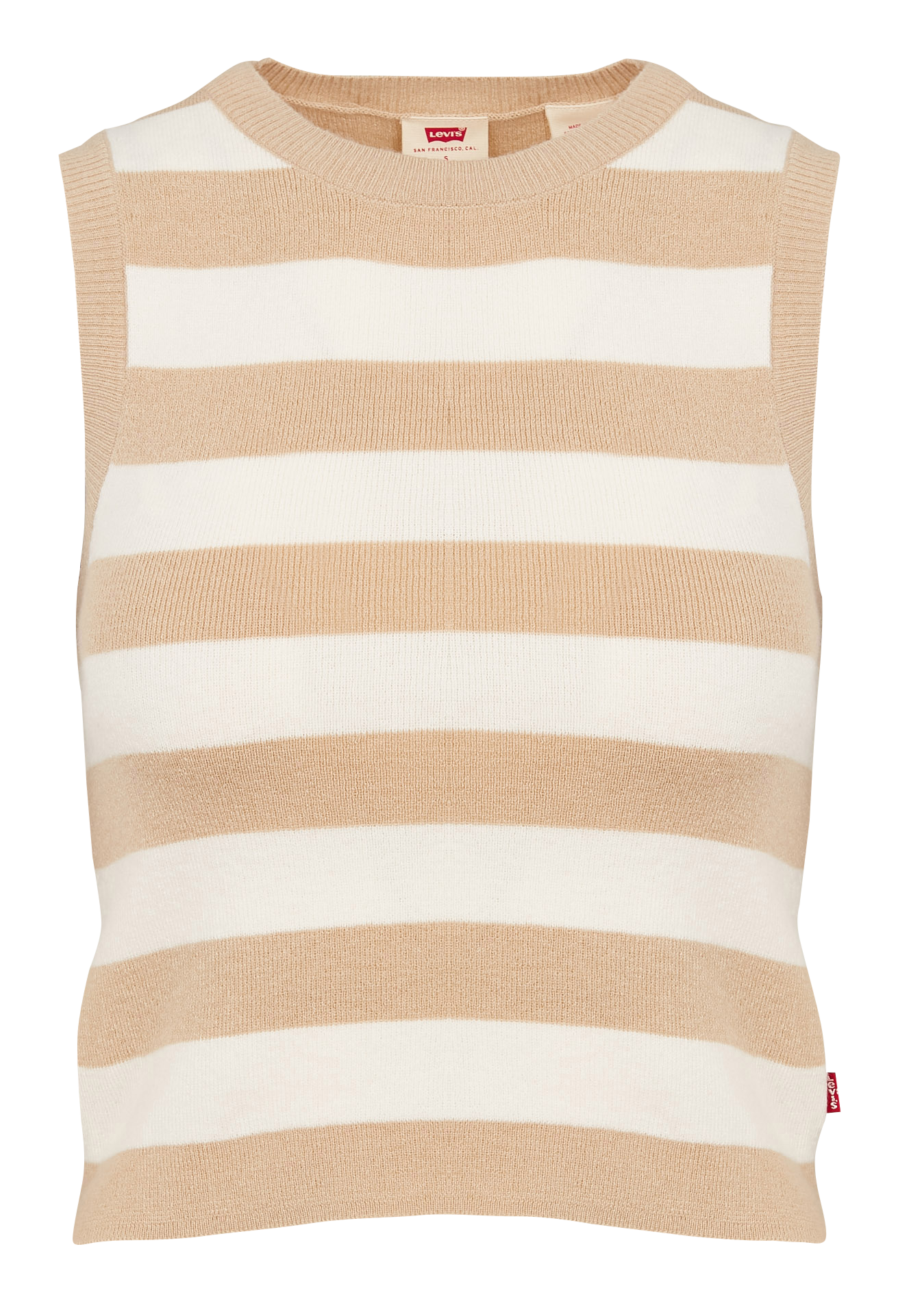 Mouwloze, gebreide top LEVI'S Wit