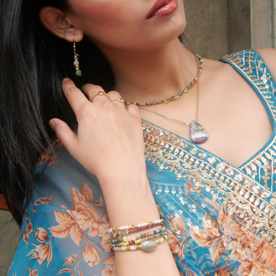 Earrings GINANDGER Blue