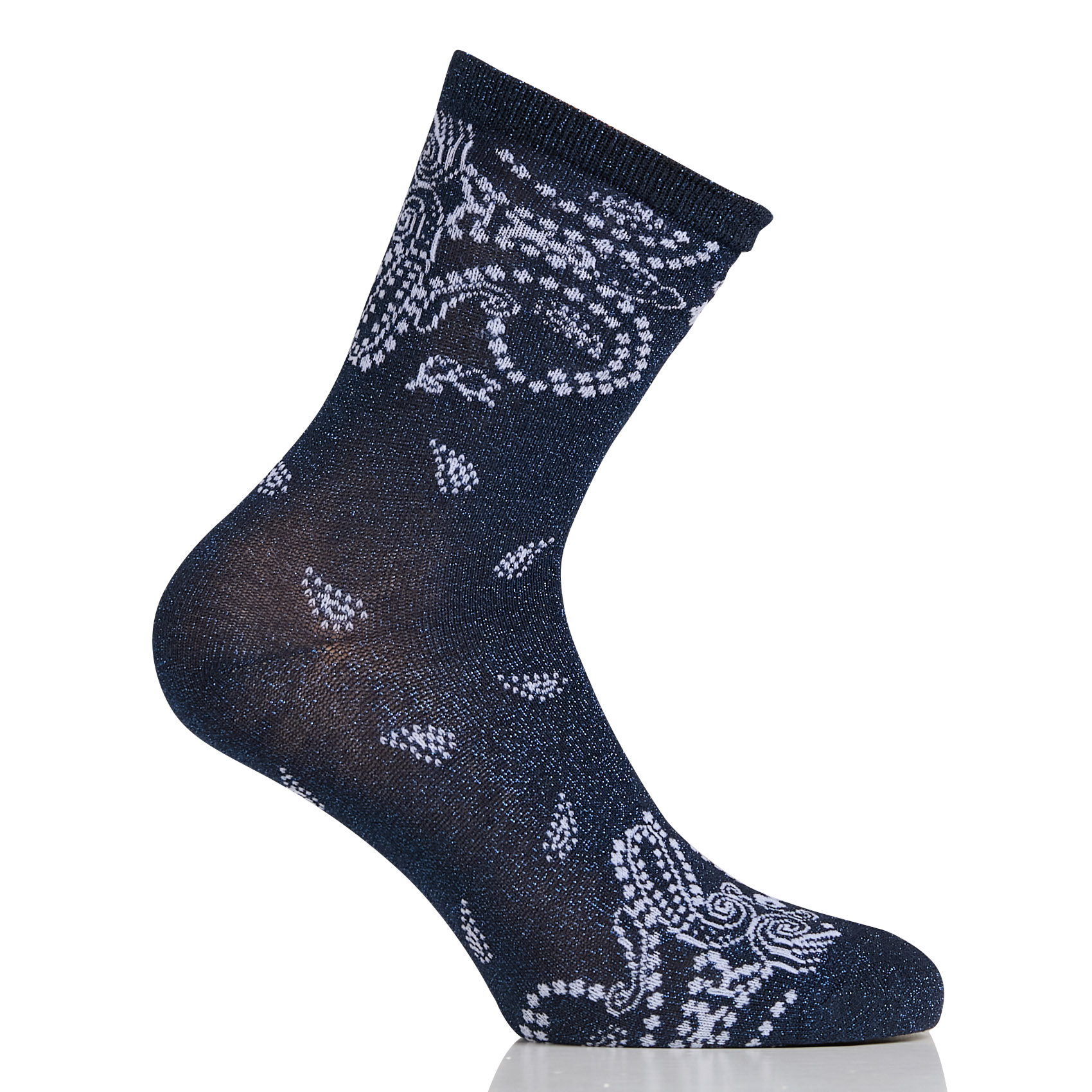 Set van sokken met glitterpatroon PIECES Blauw