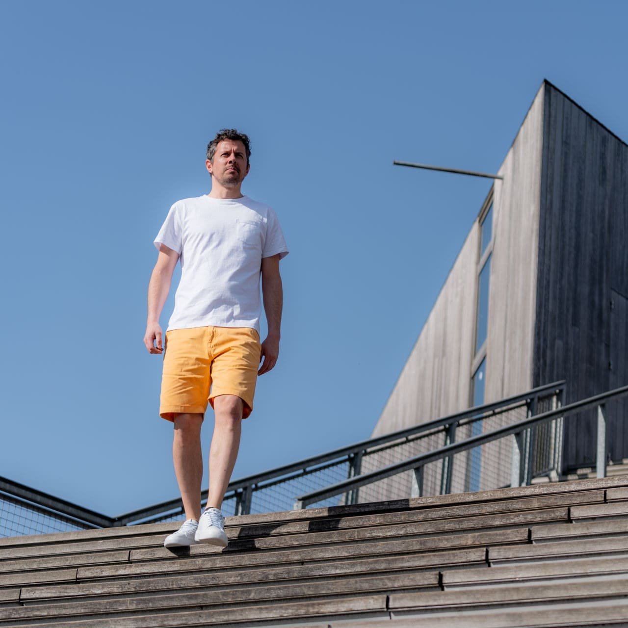 Authentic organic cotton T-shirt BILLYBELT White