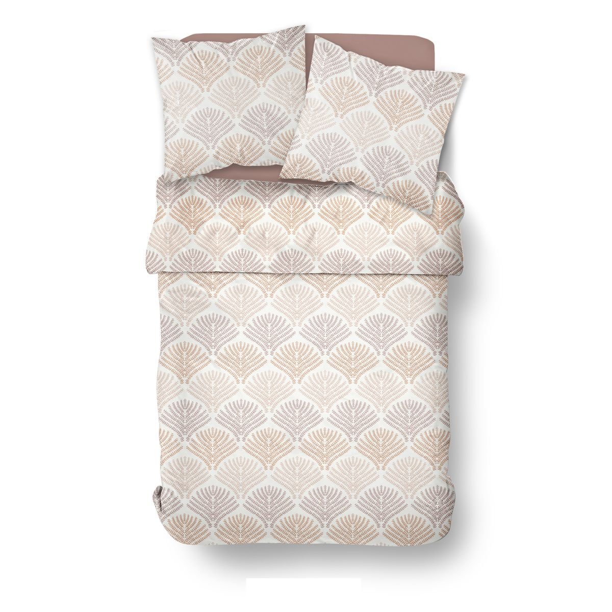 Printed cotton bed set TODAY LINGE DE MAISON White