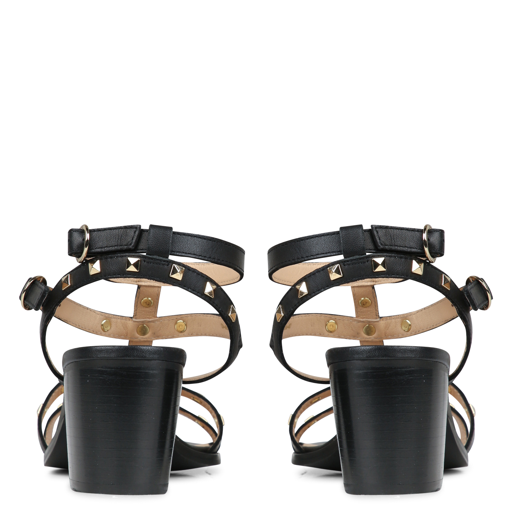 Studded open-toe high heel sandals LES TROPEZIENNES PAR M.BELARBI Black