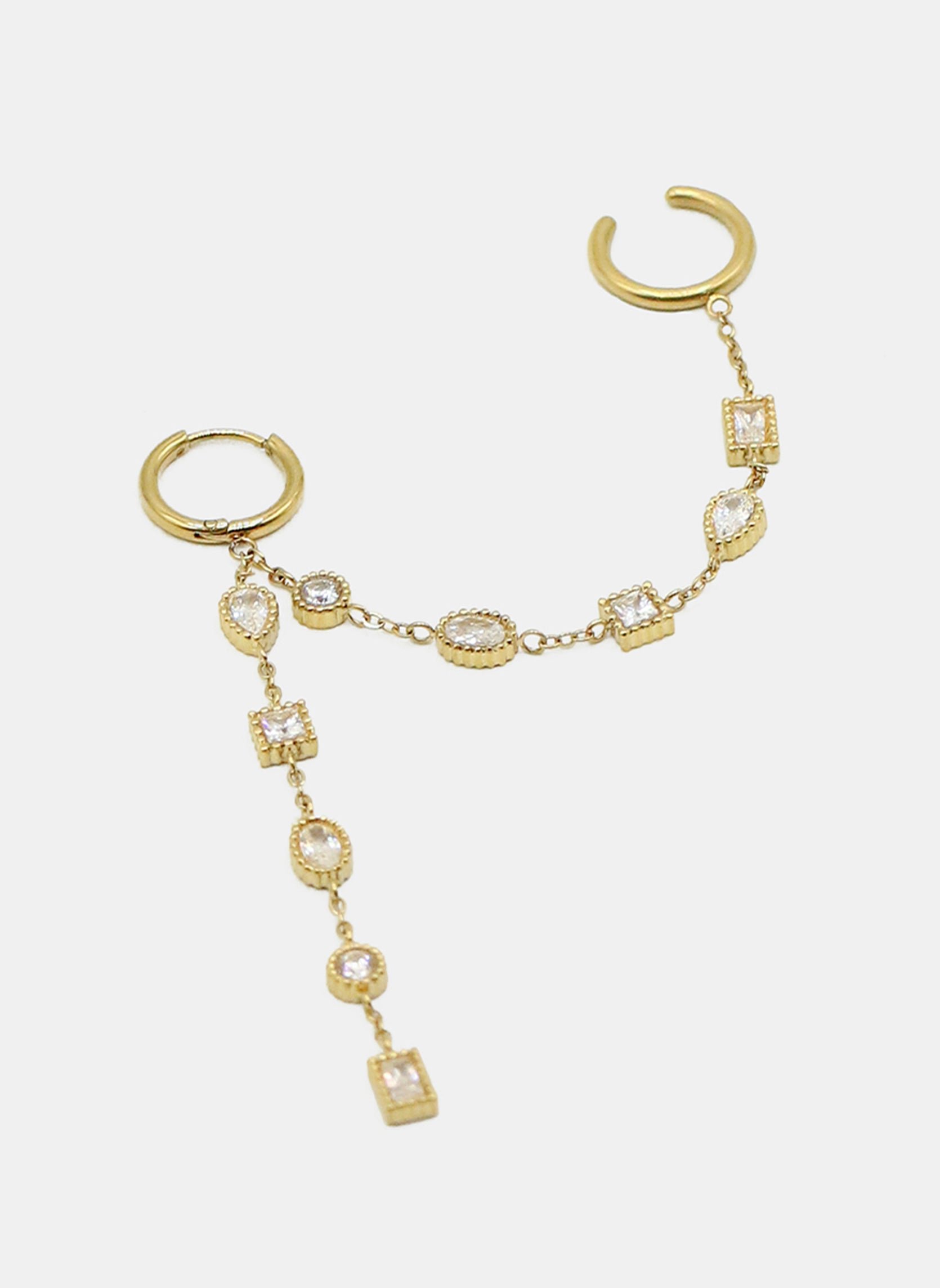 Starry asha dangling earring AEC Paris Golden