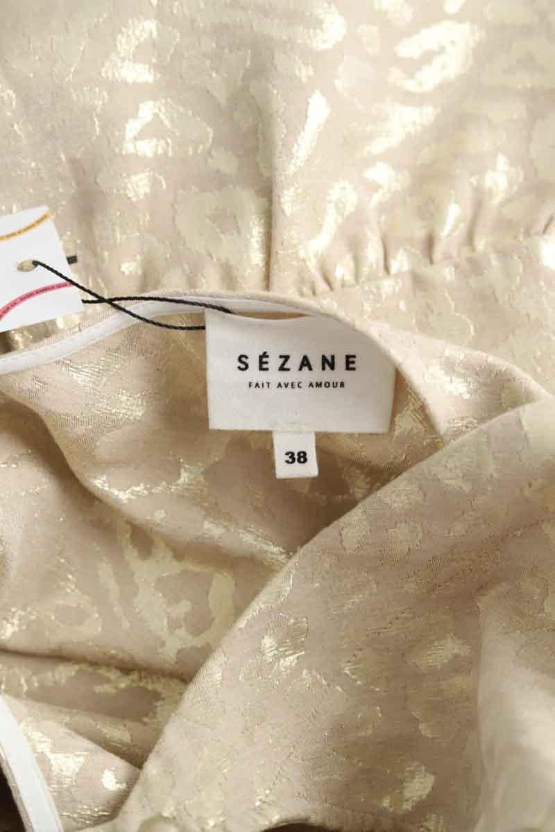 Cotton blouse SEZANE - Seconde main Beige