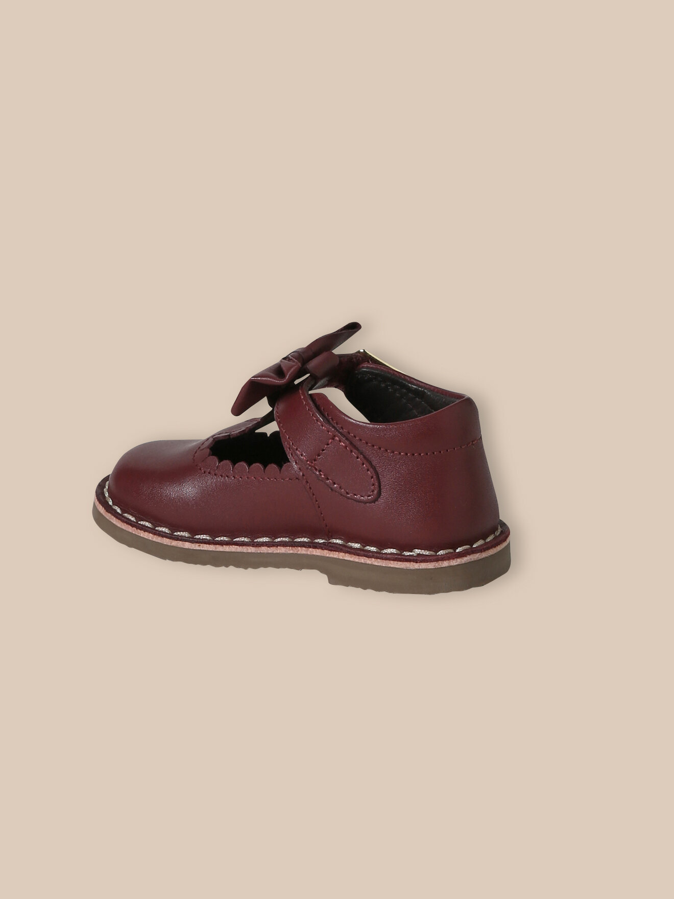 Bow Mary Janes CYRILLUS Red